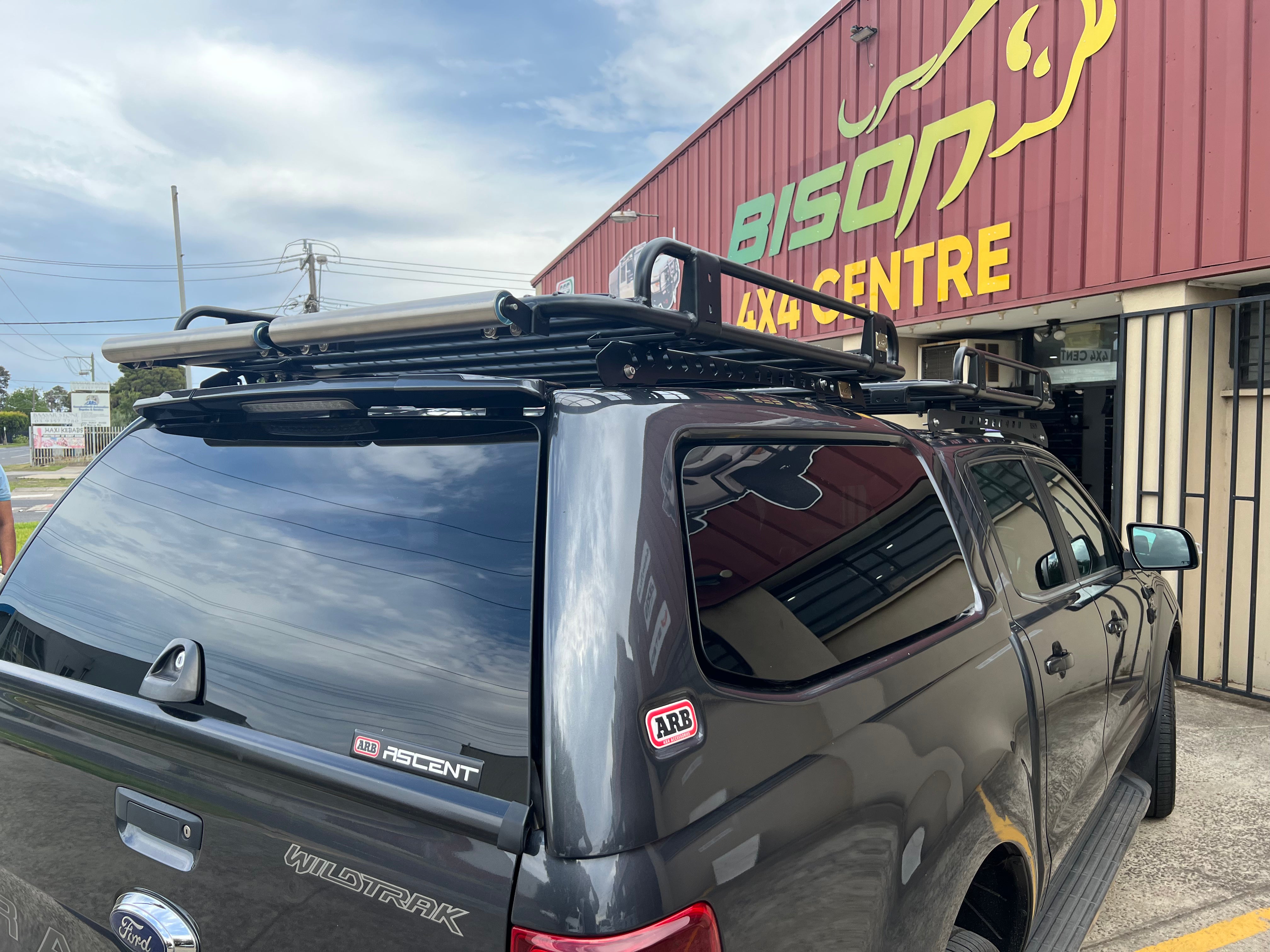 BISON 4X4 STEEL TRADESMAN ROOF RACK FOR FORD RANGER PX1 2011-2015