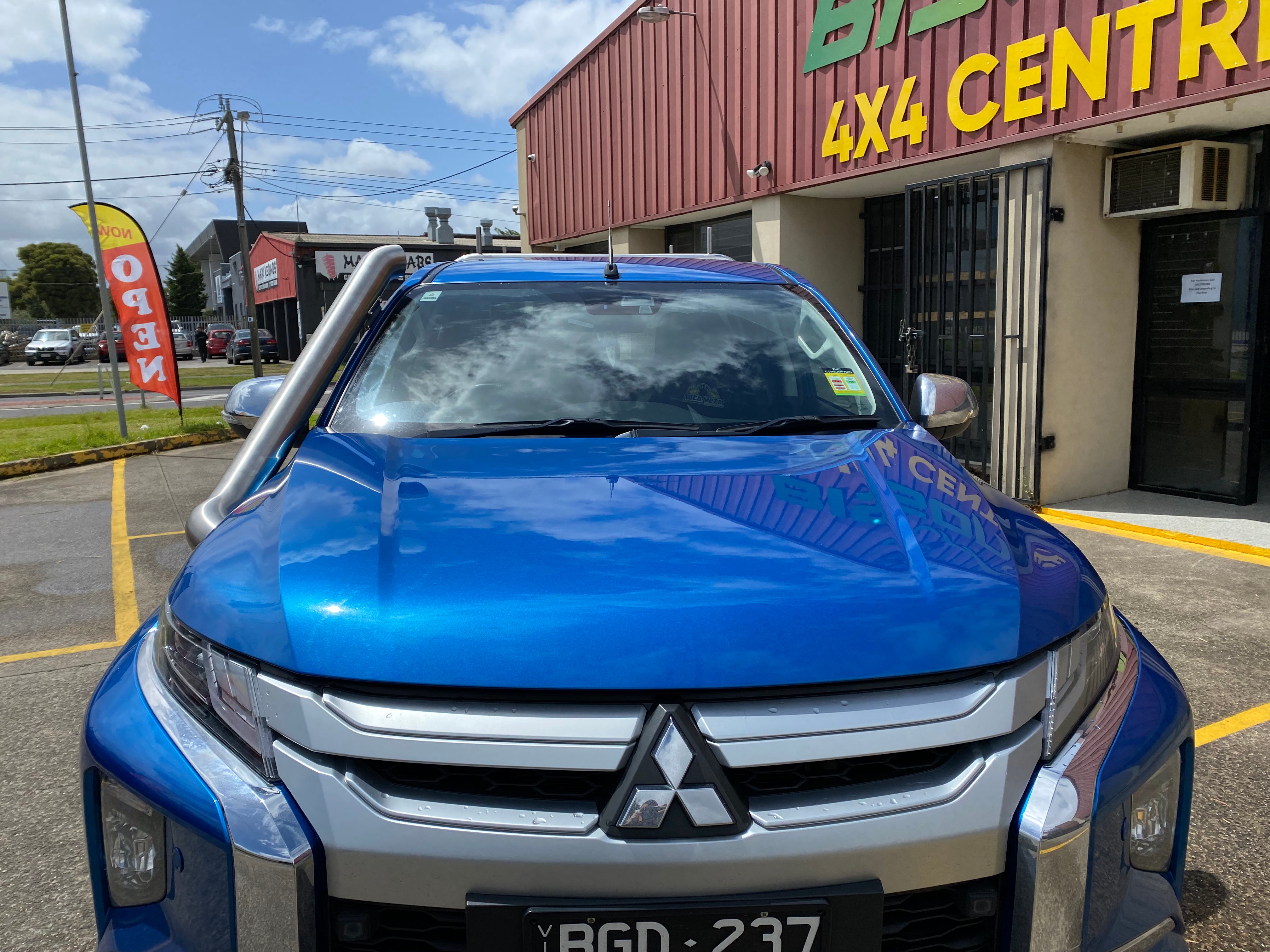 BISON4X4 STAINLESS STEEL SNORKEL FOR MITSUBISHI TRITON