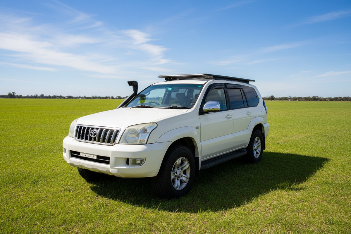 BISON 4X4 DAKOTA STYLE FLAT RACK FOR TOYOTA PRADO 120 SERIES 2003-2009