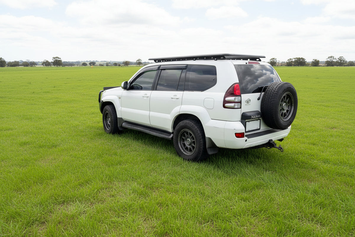 BISON 4X4 DAKOTA STYLE FLAT RACK FOR TOYOTA PRADO 120 SERIES 2003-2009