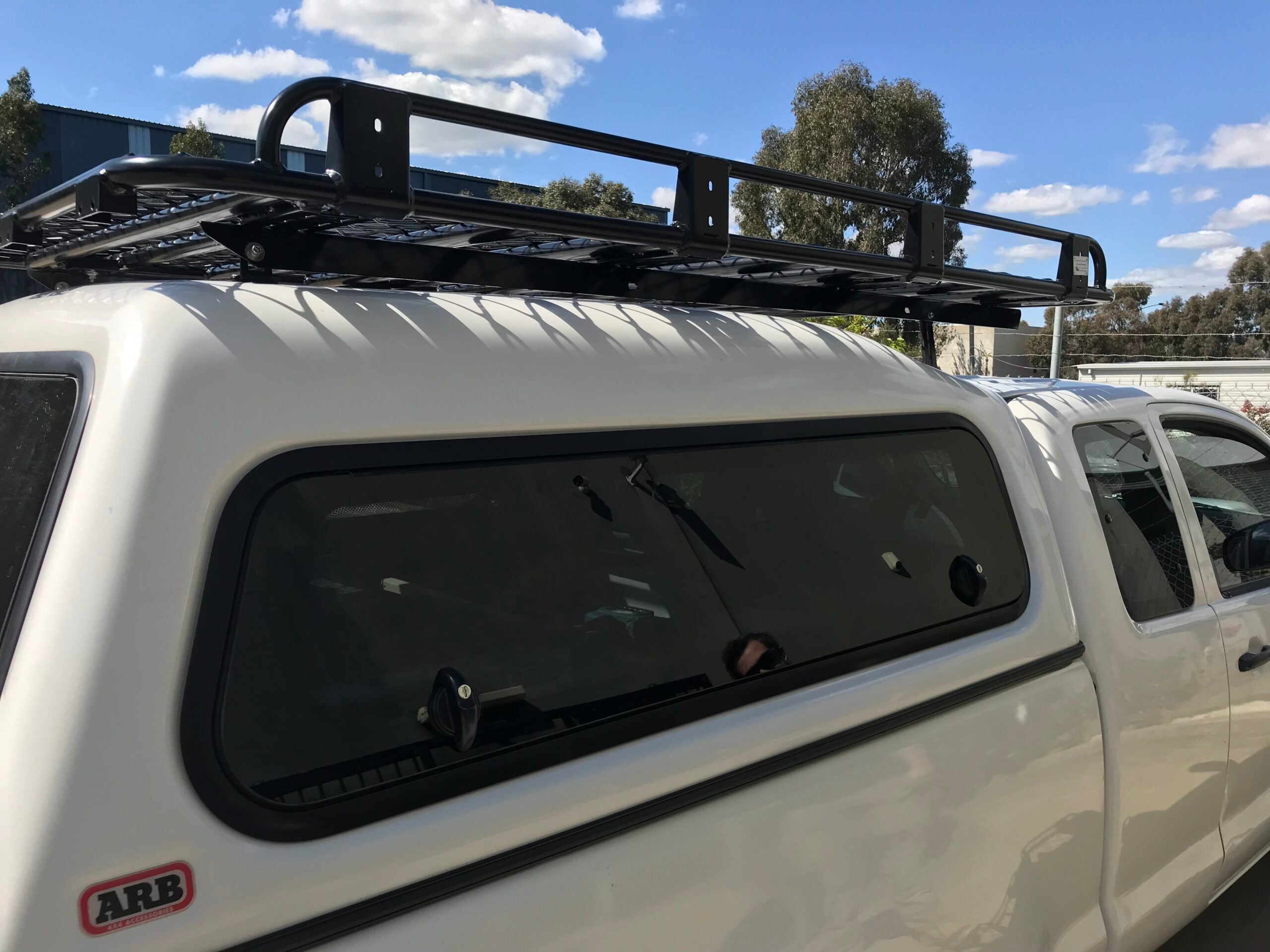 Steel Roof Rack for ARB Canopy , High Roof With Internal support brackets