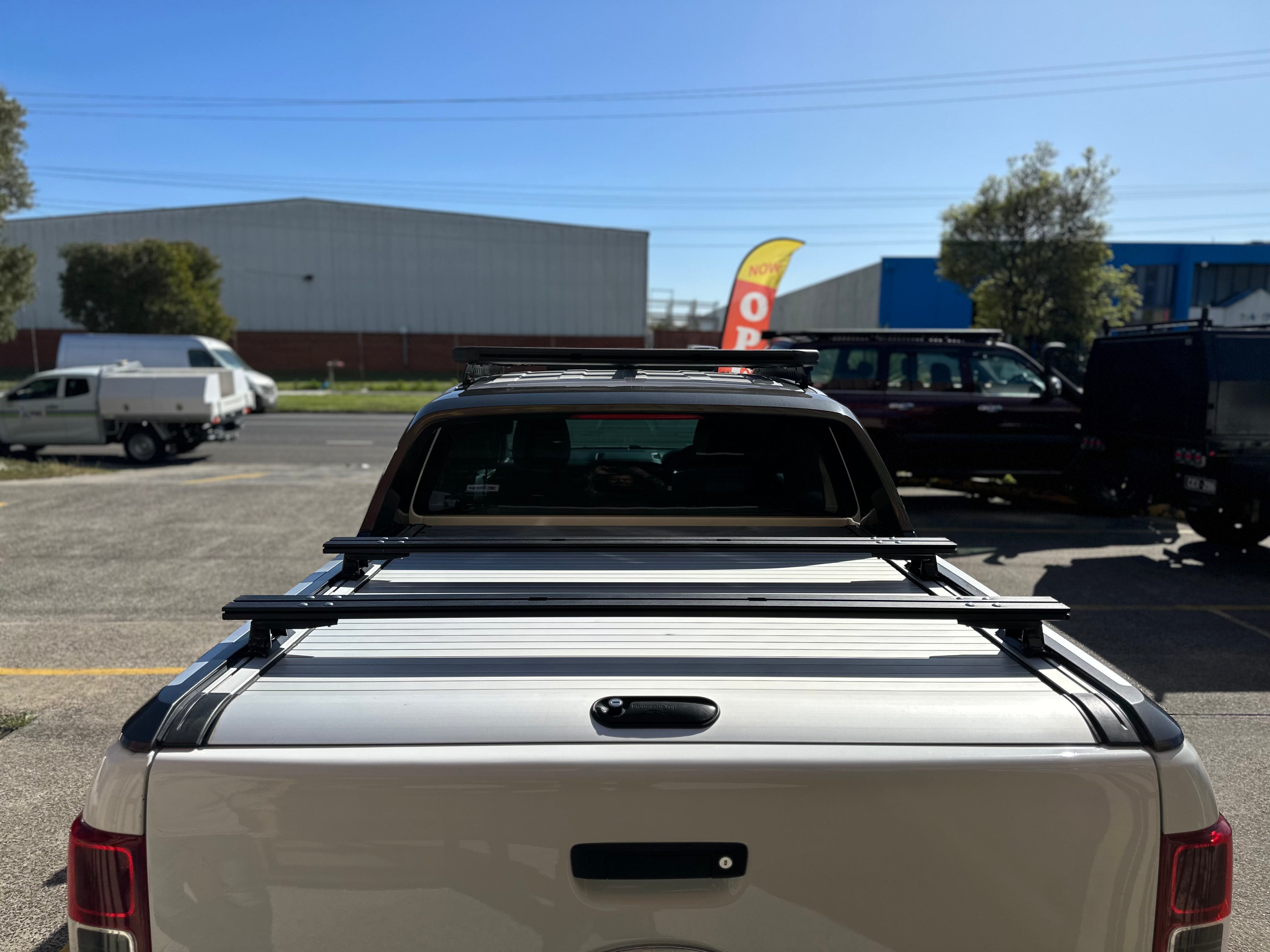 BISON 4X4 DAKOTA STYLE FLAT RACK FOR FORD RANGER PX1 2011-2015