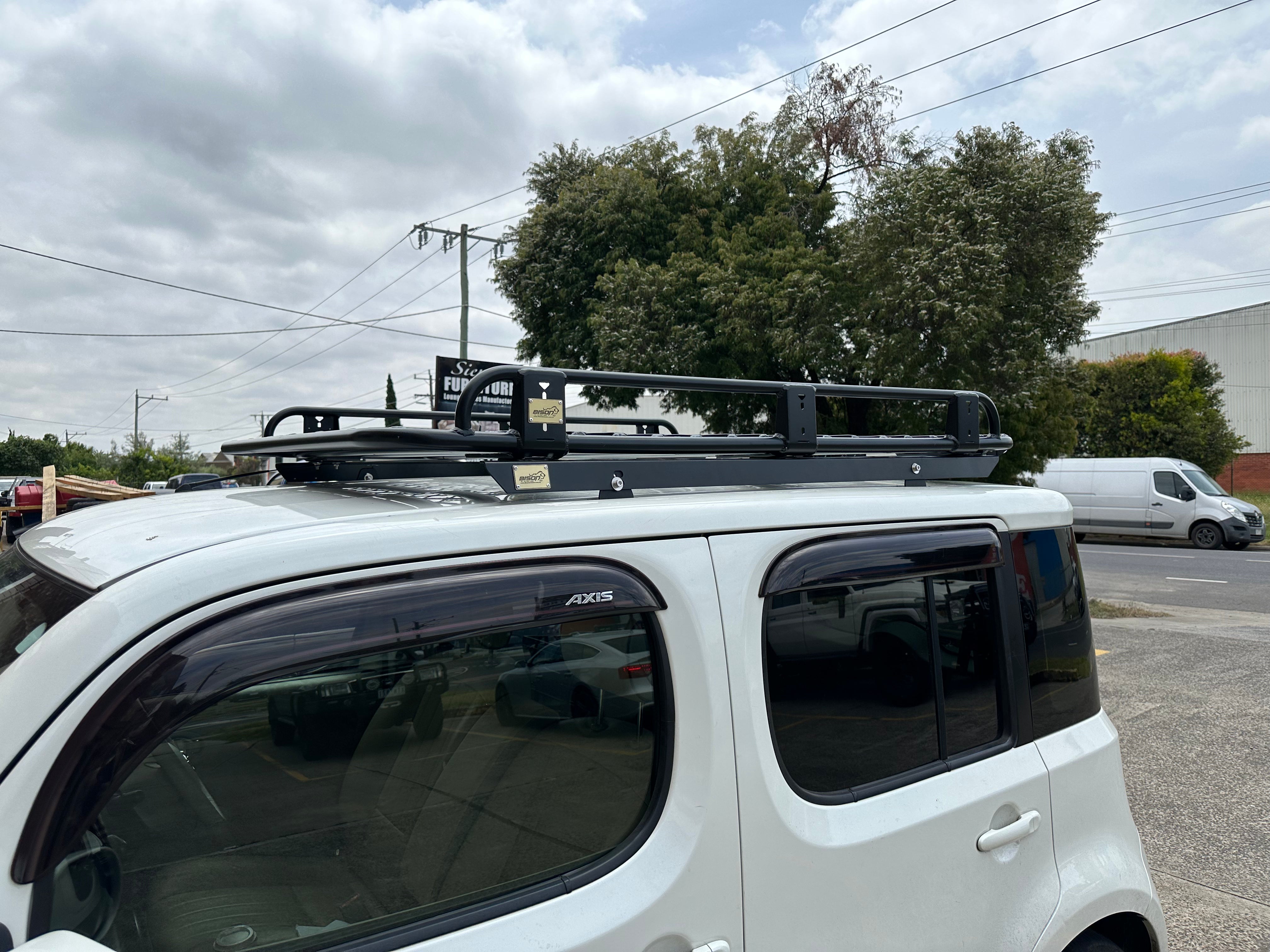 BISON 4X4 DAKOTA STYLE TRADESMAN RACK FOR NISSAN CUBE | TRADESMAN ROOF RACK 850mm x 1250mm