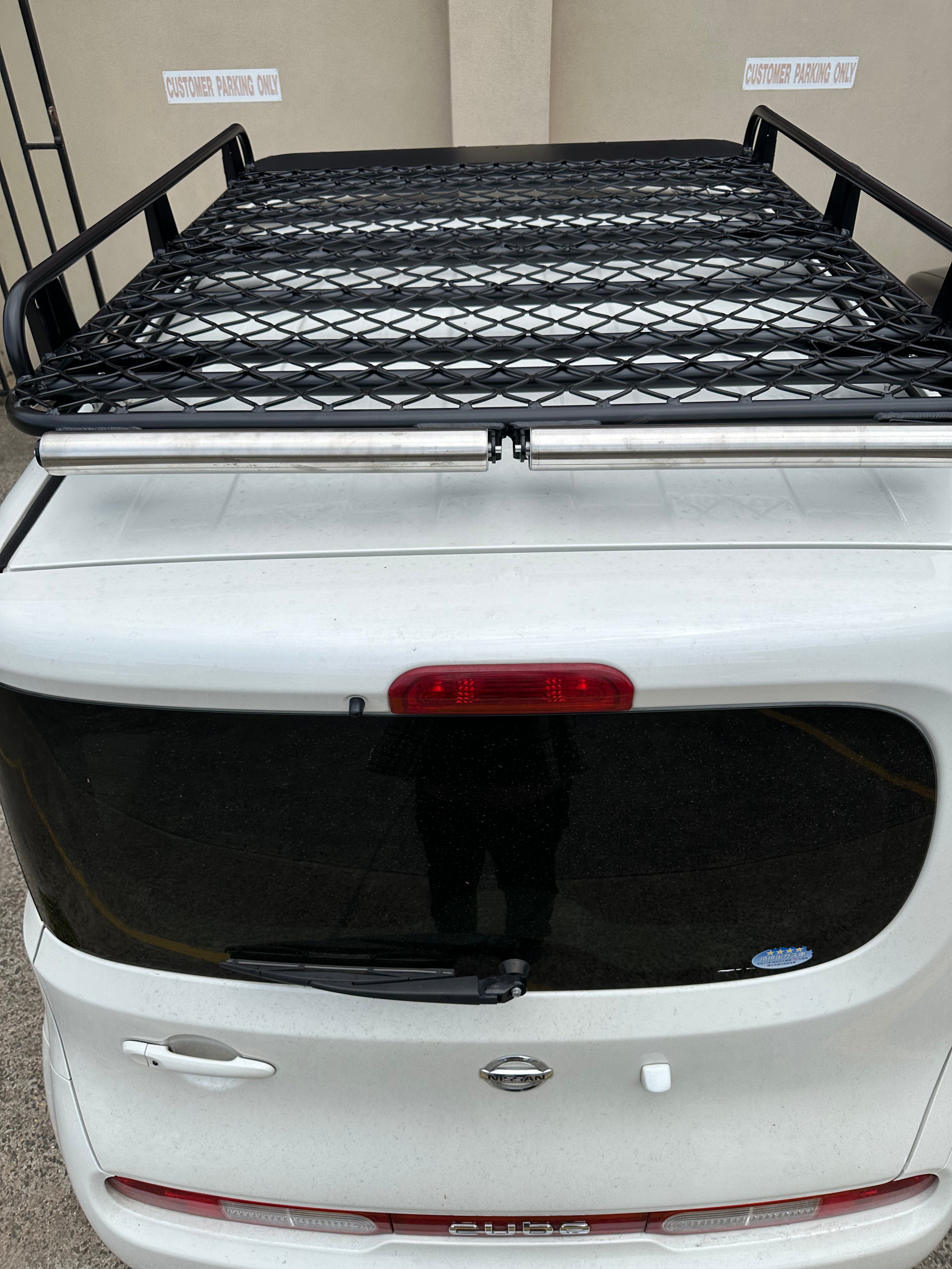 BISON 4X4 DAKOTA STYLE TRADESMAN RACK FOR NISSAN CUBE | TRADESMAN ROOF RACK 850mm x 1250mm