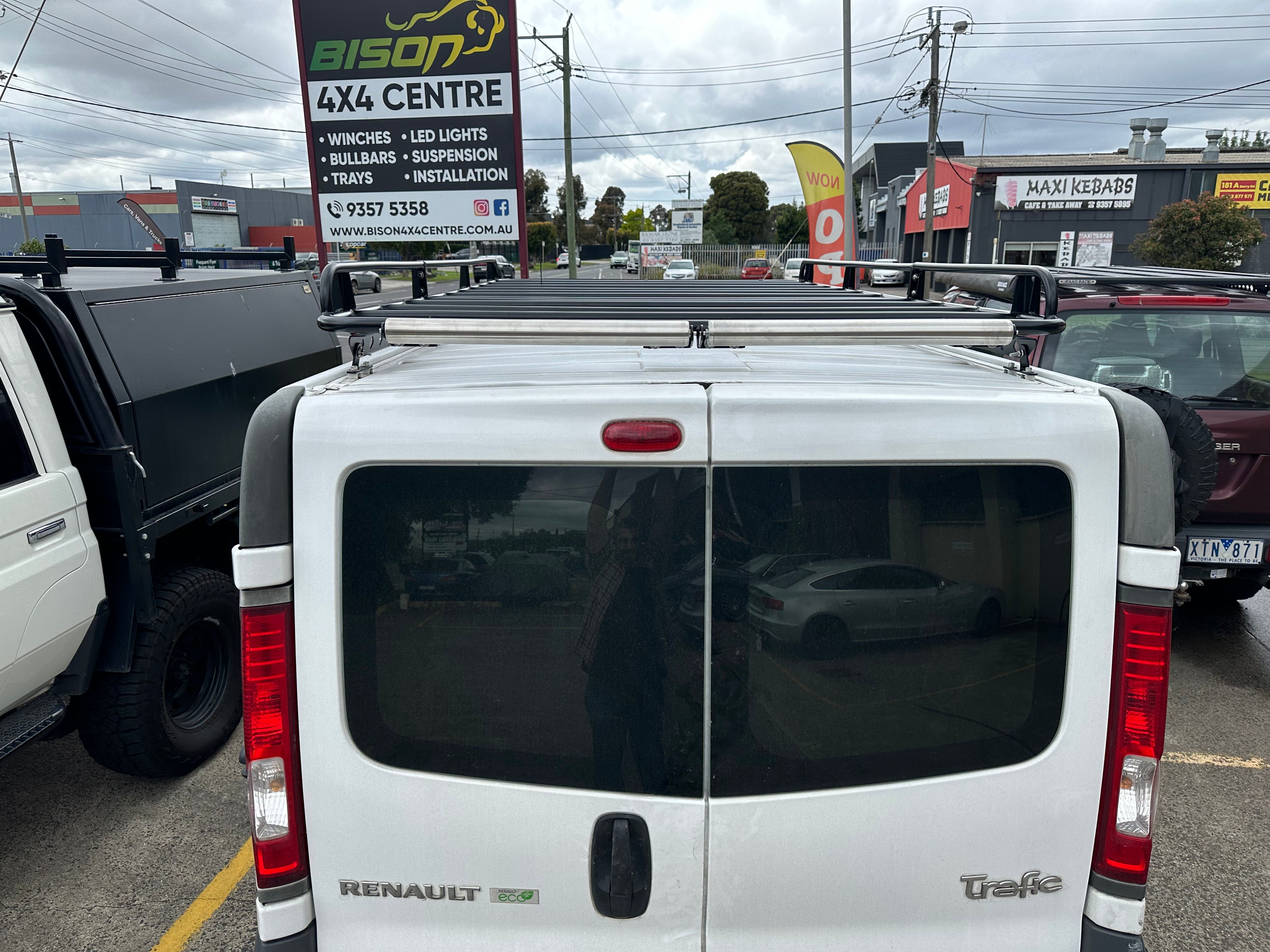 Renault Trafic 2001 - 2014 Tradesman Style Steel Roof Rack 2700x1600