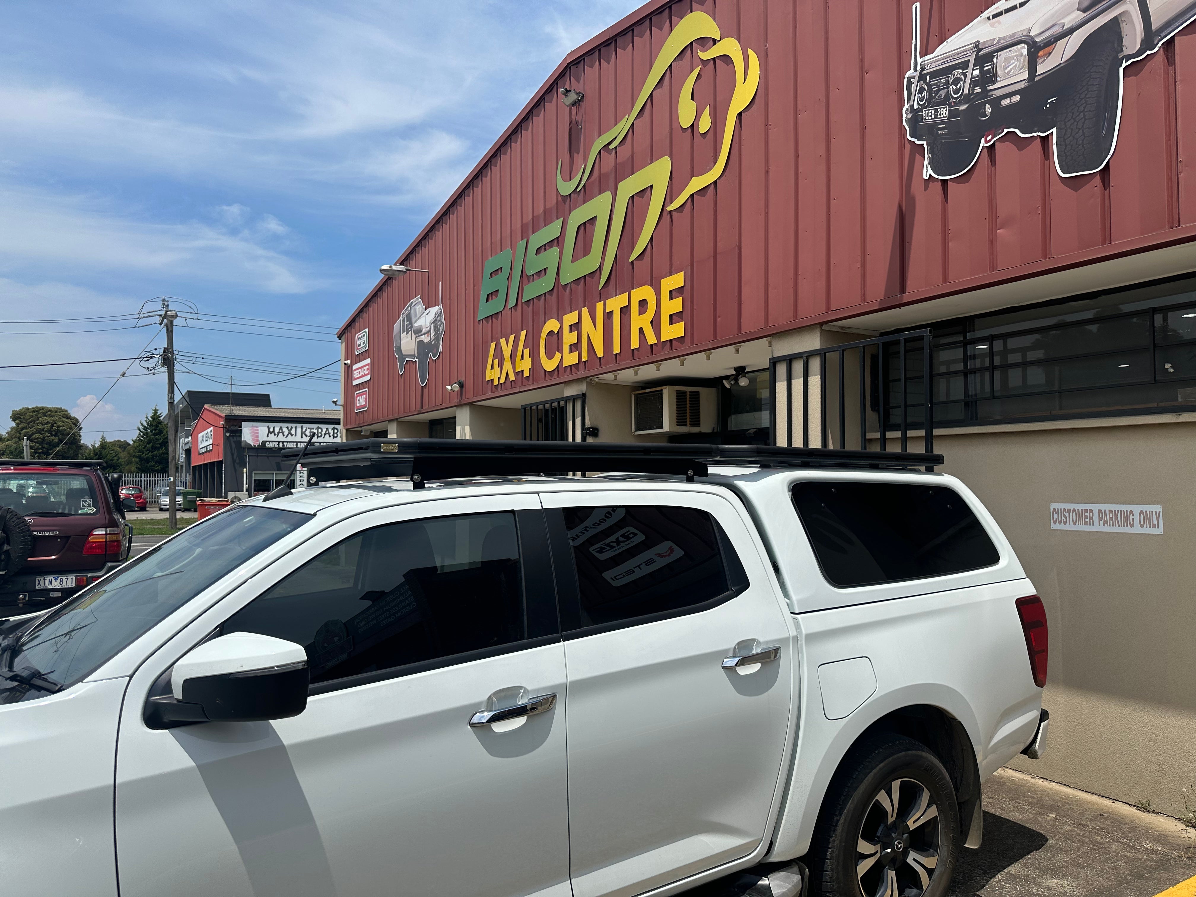 BISON 4X4 DAKOTA STYLE RACK FOR MAZDA BT-50 | FLAT ROOF RACK