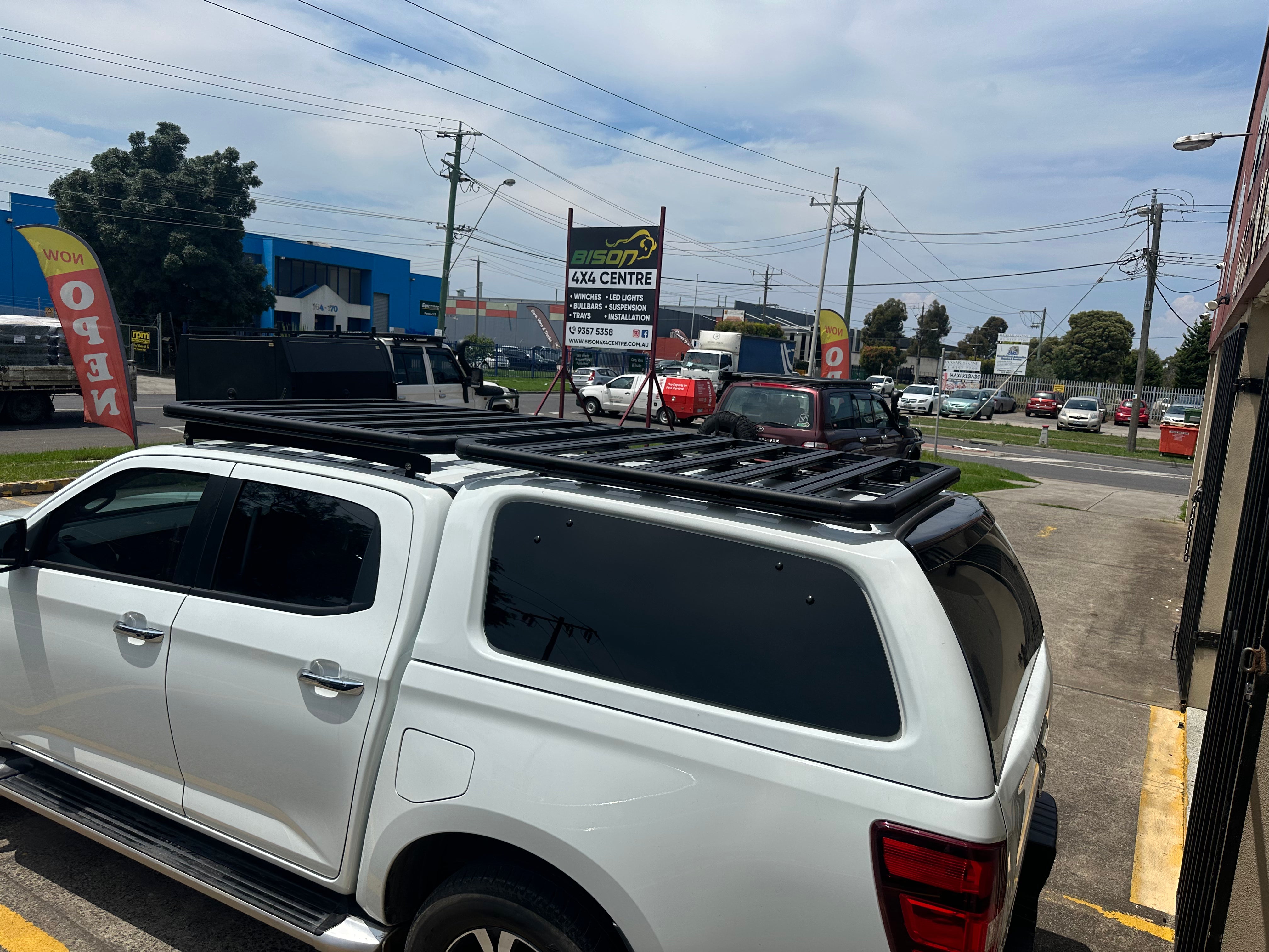 BISON 4X4 DAKOTA STYLE RACK FOR MAZDA BT-50 | FLAT ROOF RACK