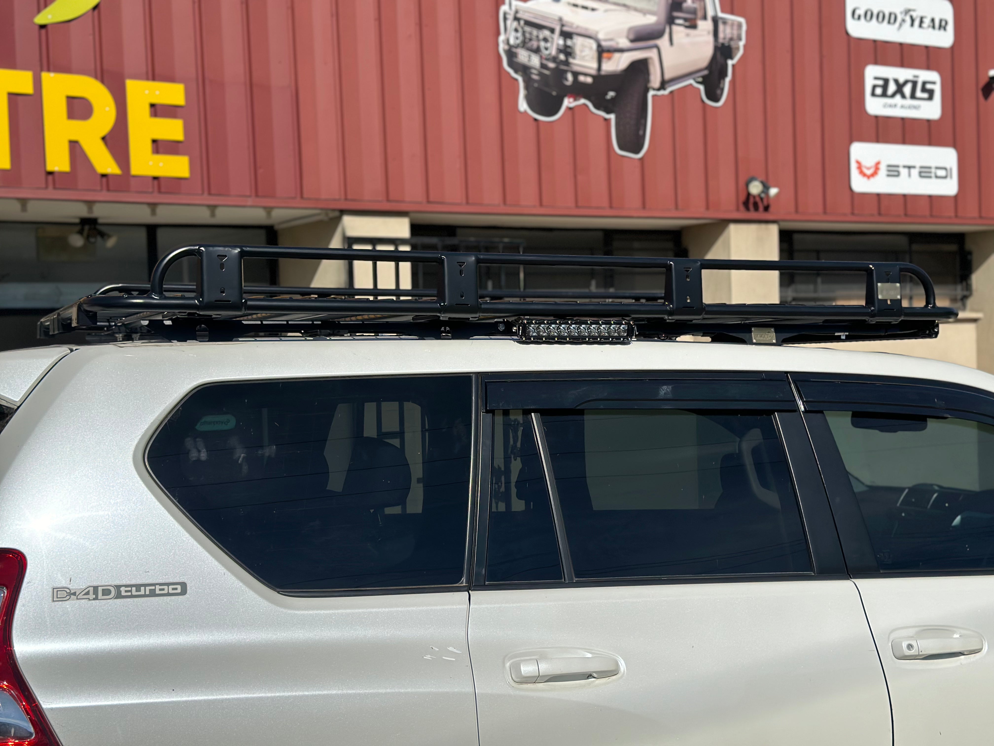 BISON 4X4 STEEL TRADESMAN ROOF RACK FOR TOYOTA PRADO 150 SERIES 2 2015-2017