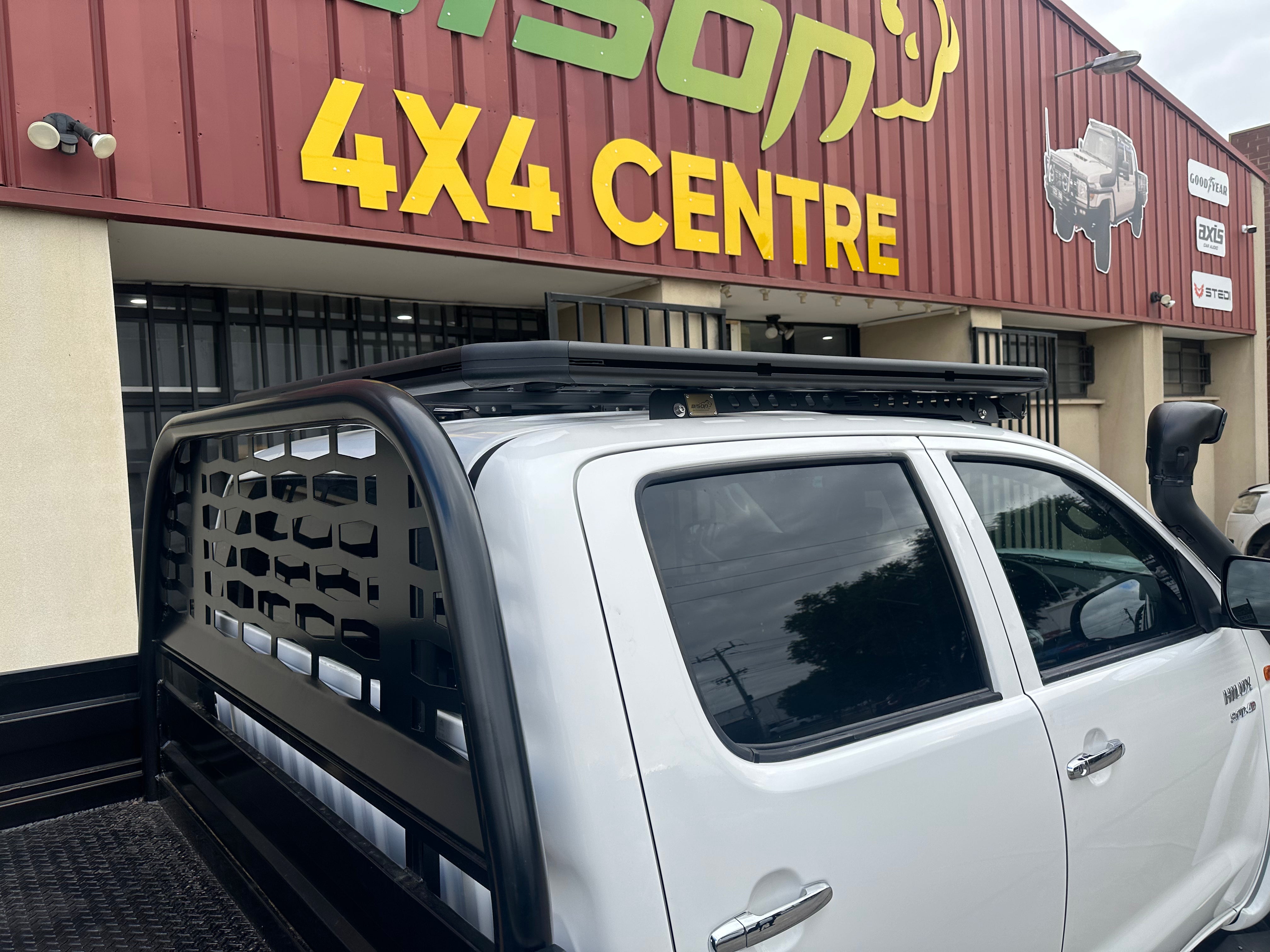 BISON 4X4 DAKOTA STYLE RACK FOR HILUX | FLAT ROOF RACK 1520mm x 1250mm