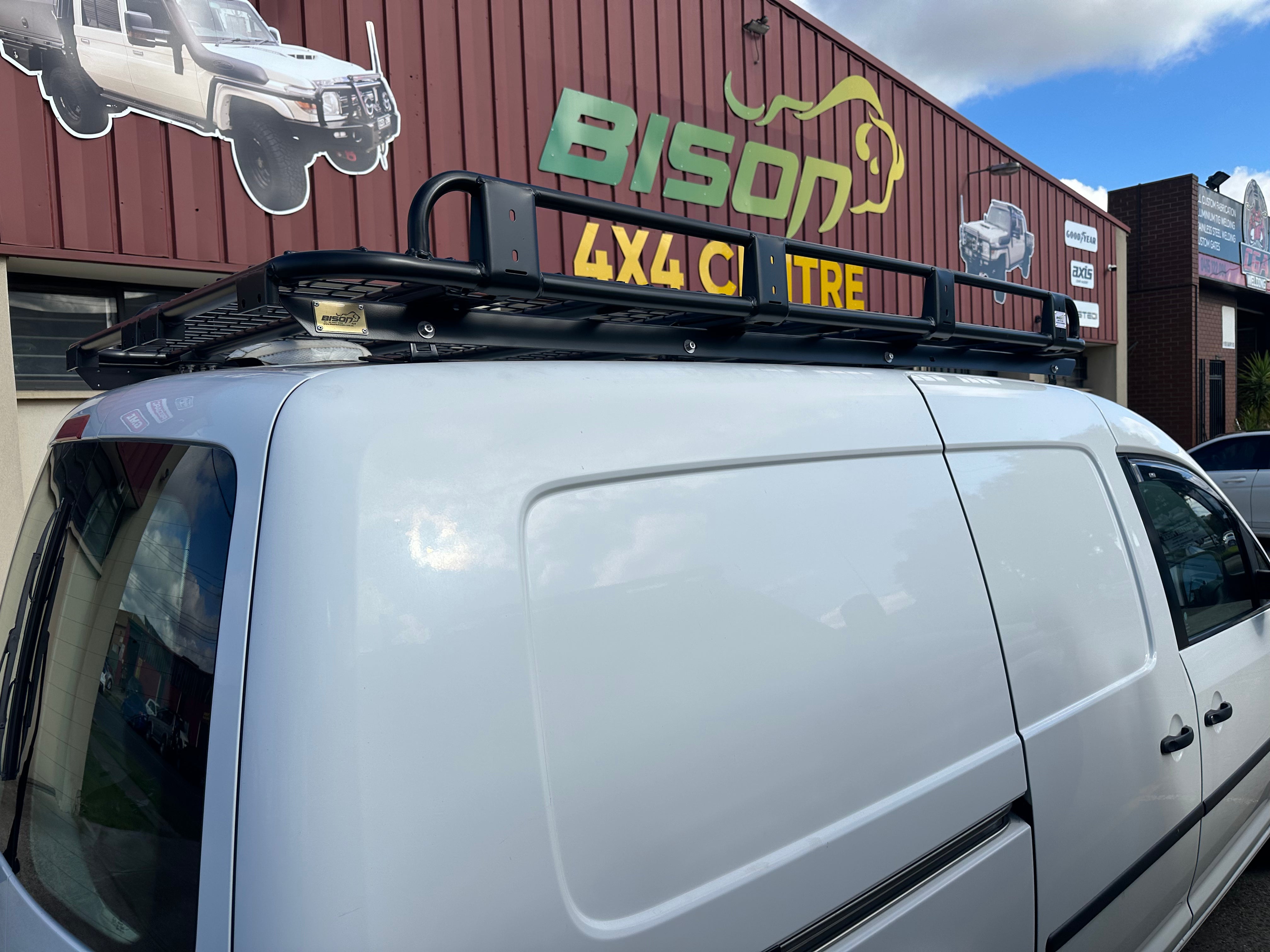 BISON 4X4 STEEL TRADESMAN ROOF RACK FOR VOLKSWAGEN CADDY 2021+