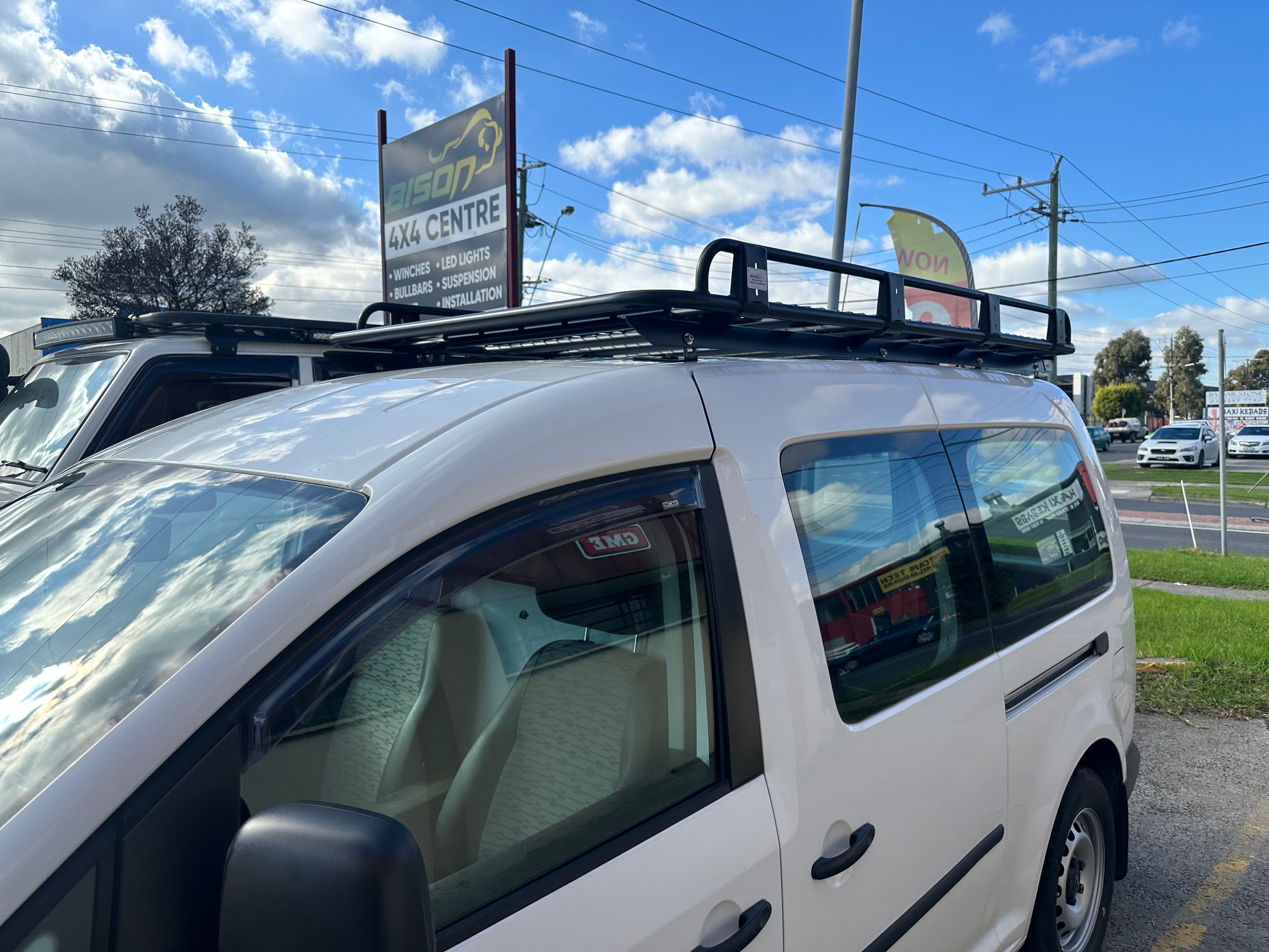 BISON 4X4 STEEL TRADESMAN ROOF RACK FOR VOLKSWAGEN CADDY 2010-2015