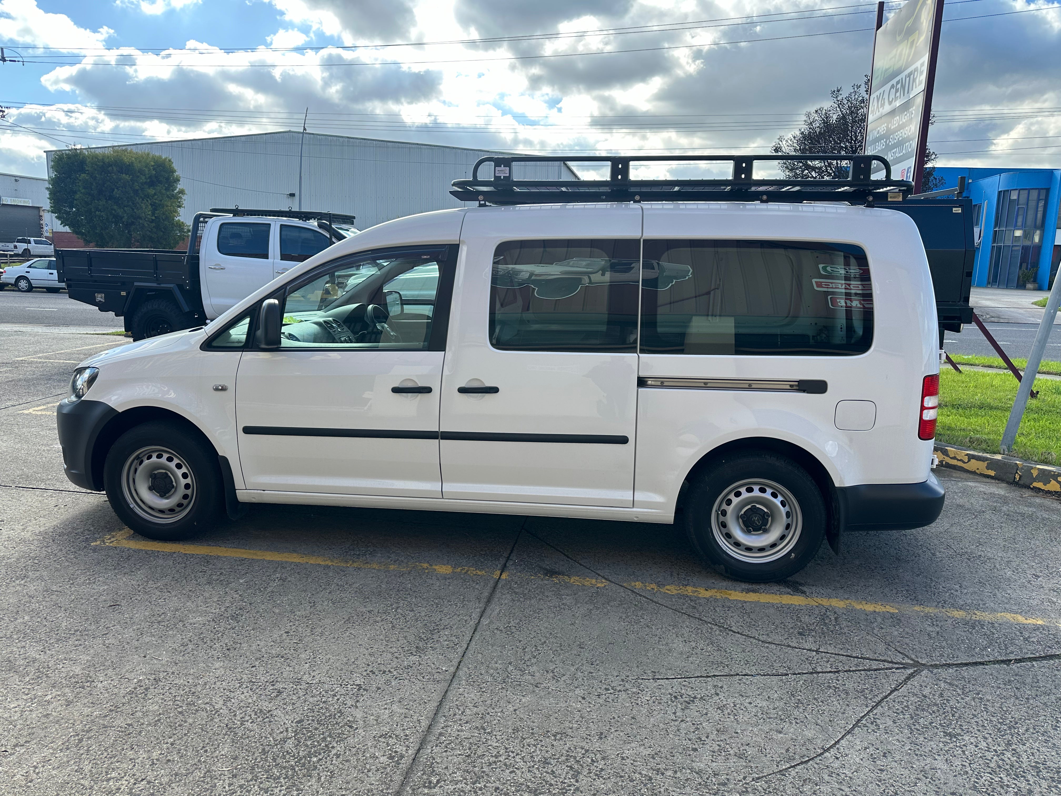 BISON 4X4 STEEL TRADESMAN ROOF RACK FOR VOLKSWAGEN CADDY 2010-2015