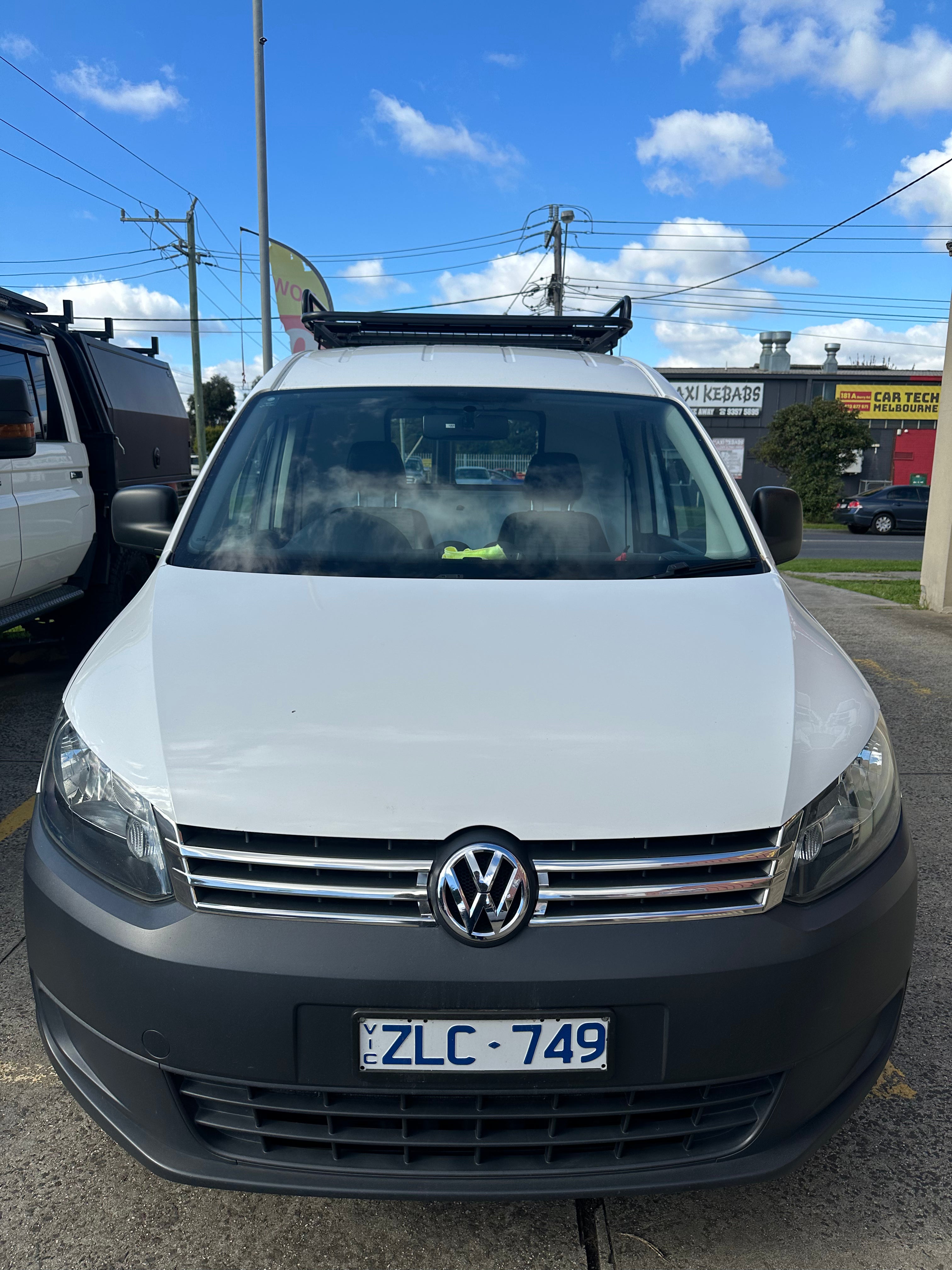 BISON 4X4 STEEL TRADESMAN ROOF RACK FOR VOLKSWAGEN CADDY 2015-2020