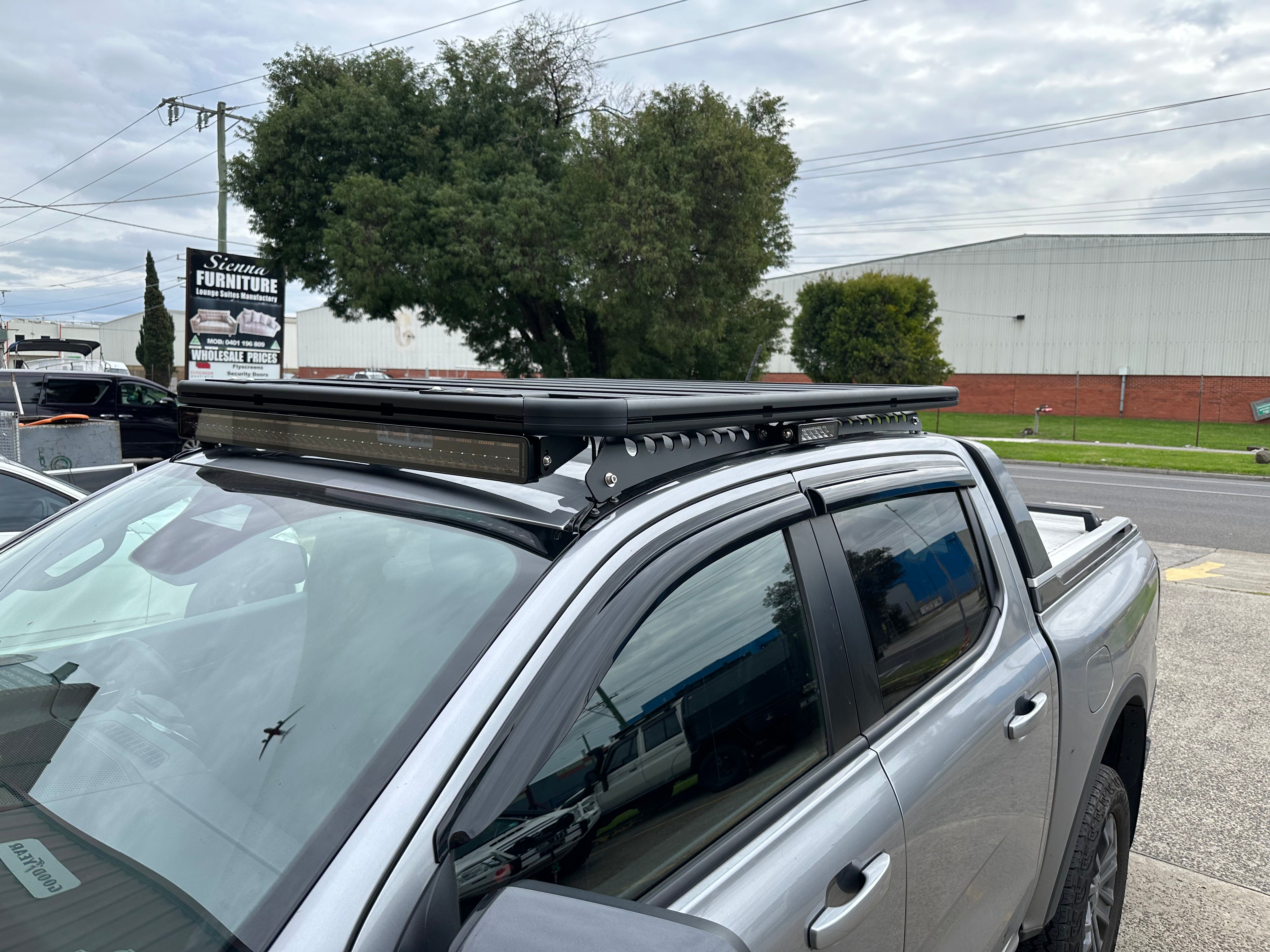 BISON4X4 DAKOTA STYLE FOR FORD RANGER | FLAT ROOF RACK 1520mm x 1250mm