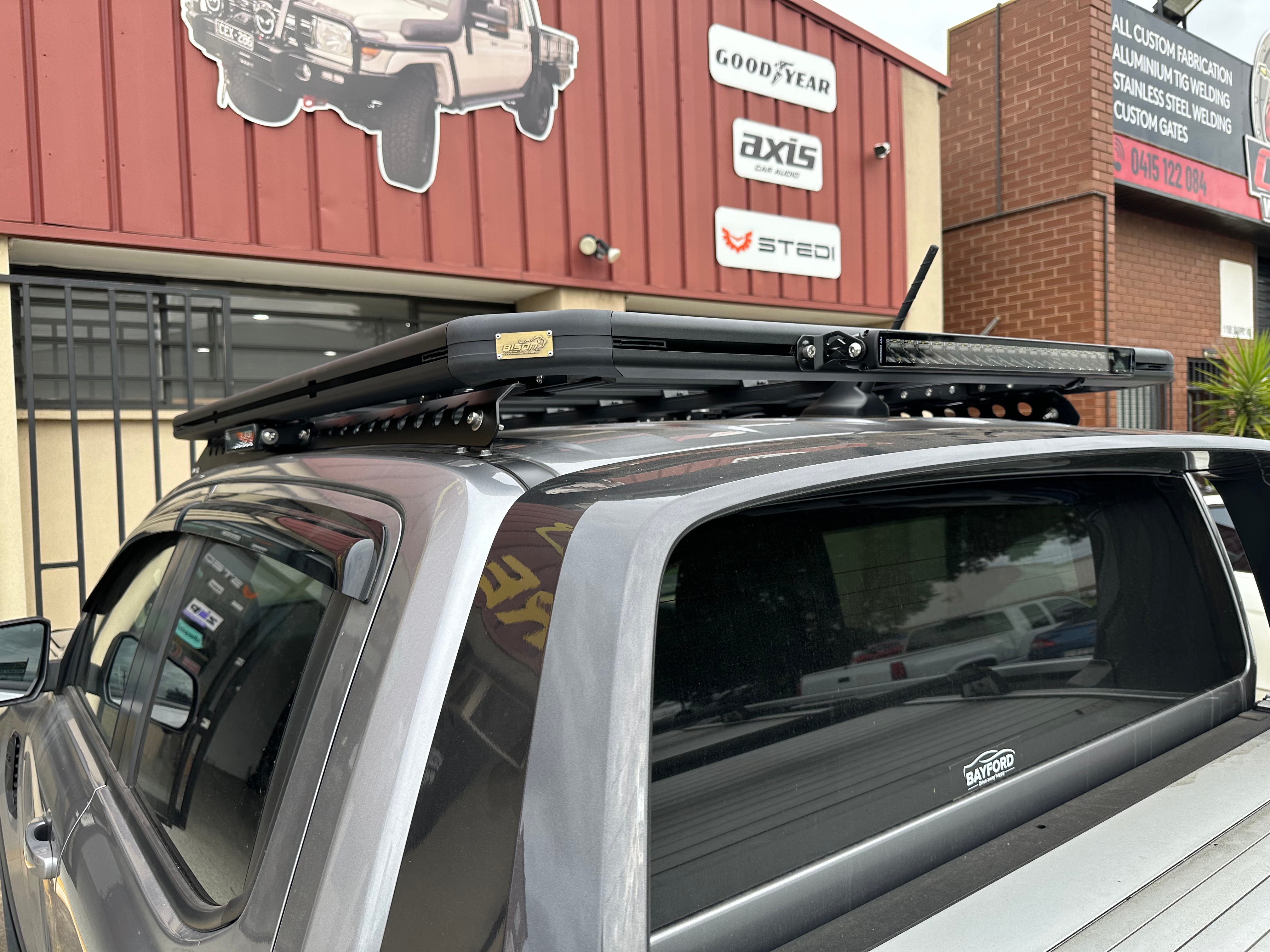 BISON 4X4 DAKOTA STYLE FLAT RACK FOR FORD RANGER PX 2/3 2015-2022