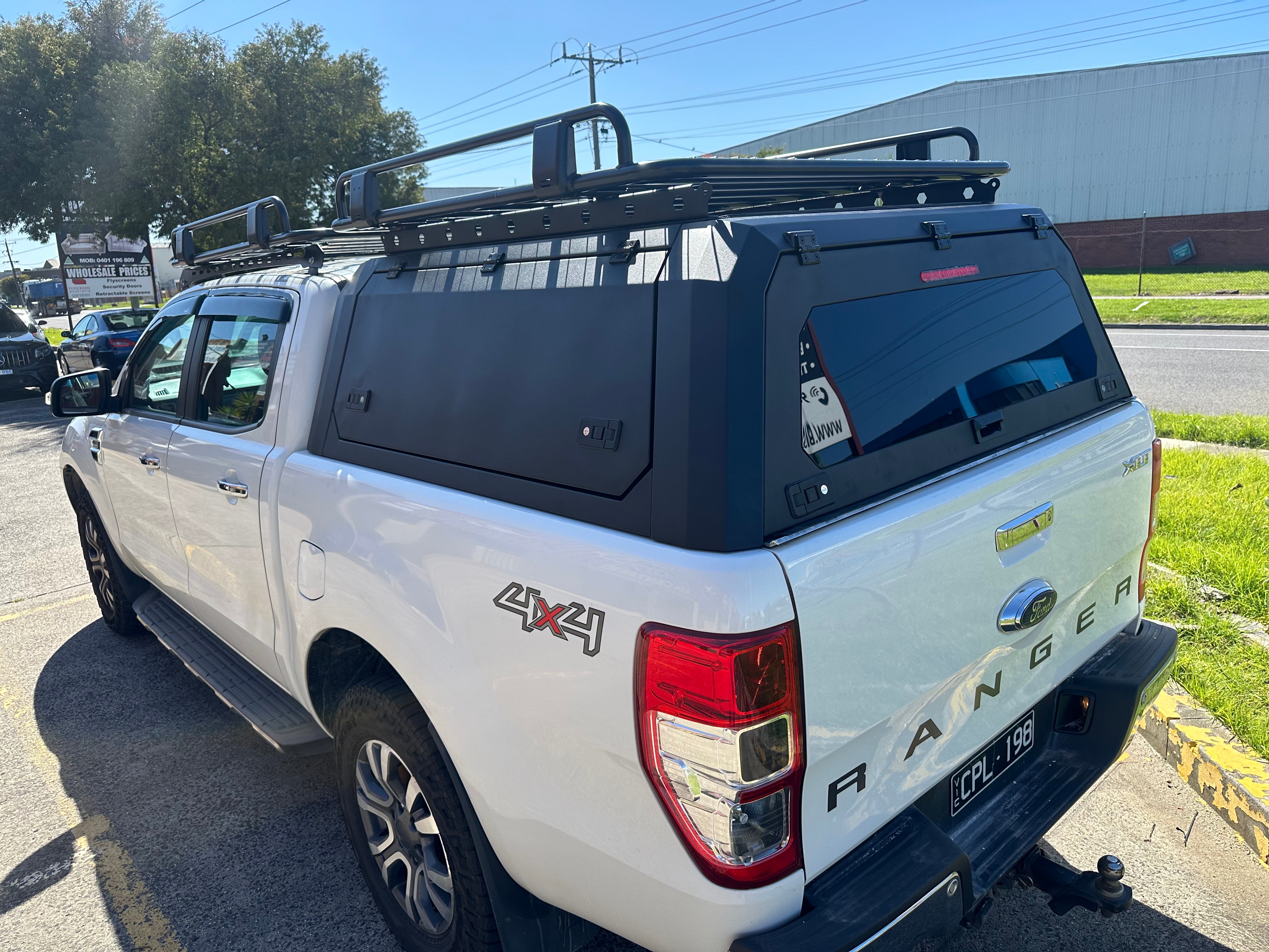 BISON 4X4 DAKOTA STYLE TRADESMAN RACK KFOR FORD RANGER | TRADESMAN ROOF RACK 1520mm x 1250mm