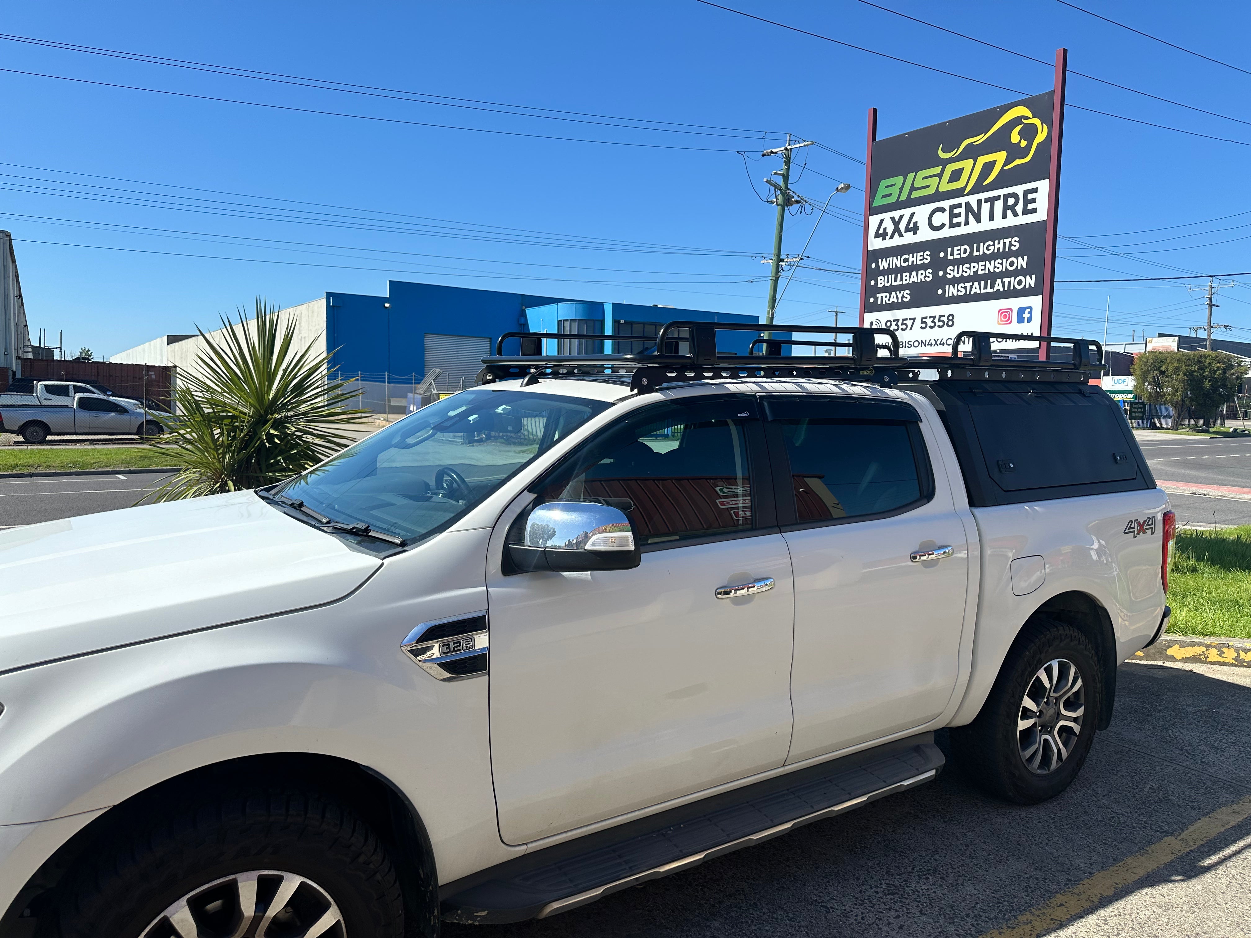 BISON 4X4 DAKOTA STYLE TRADESMAN RACK KFOR FORD RANGER | TRADESMAN ROOF RACK 1520mm x 1250mm