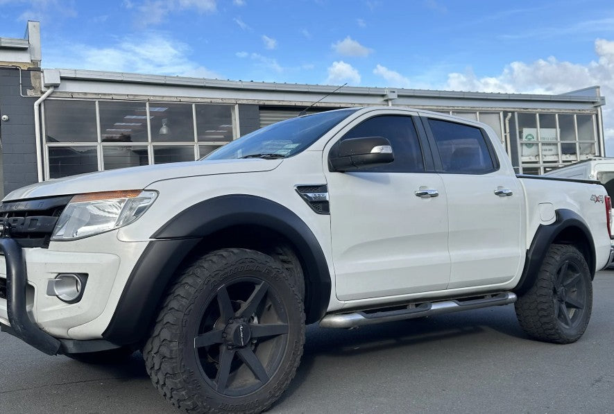 BISON 4X4 Matt Black OEM Fender Flares Black Guard Trim Fits To Ford Ranger 2012-2015