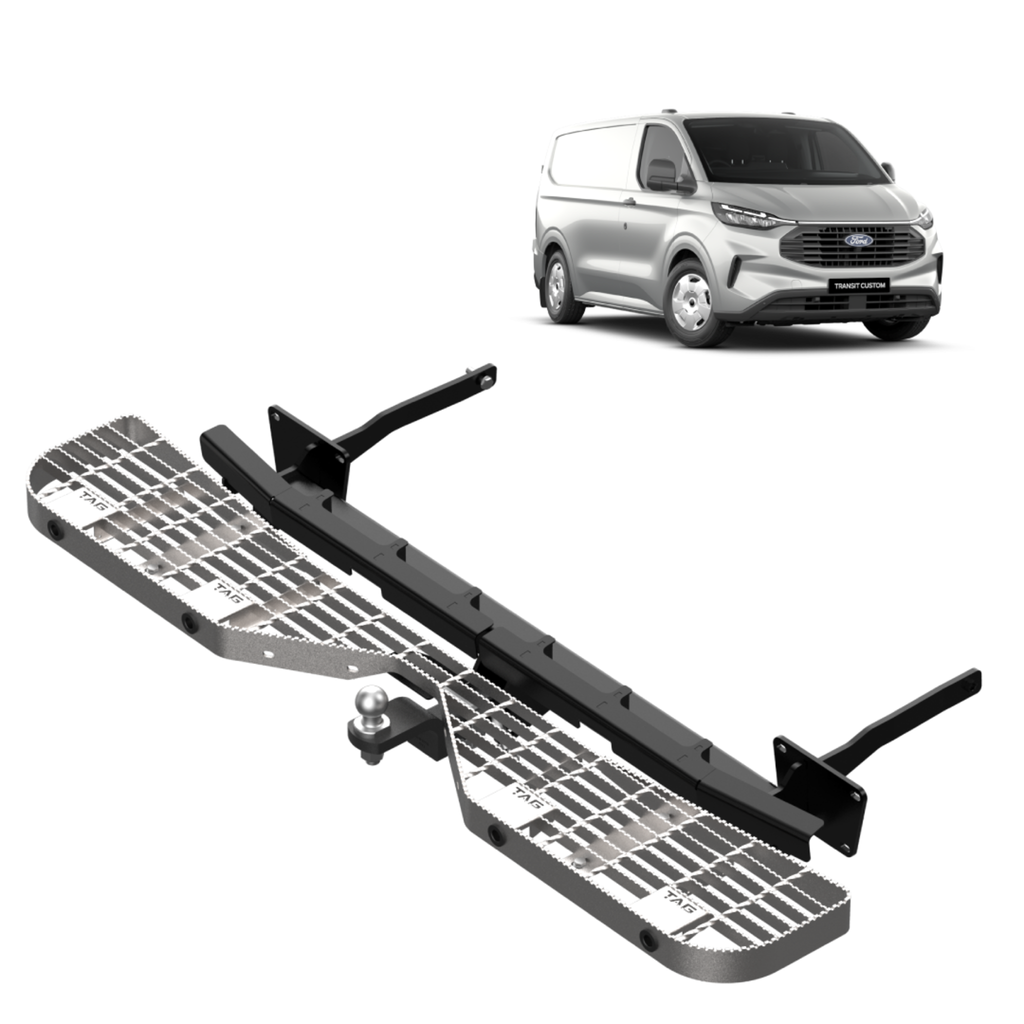 TAG Rear Step & Towbar for Ford Transit Custom AV, SWB & LWB (07/2023 - on)