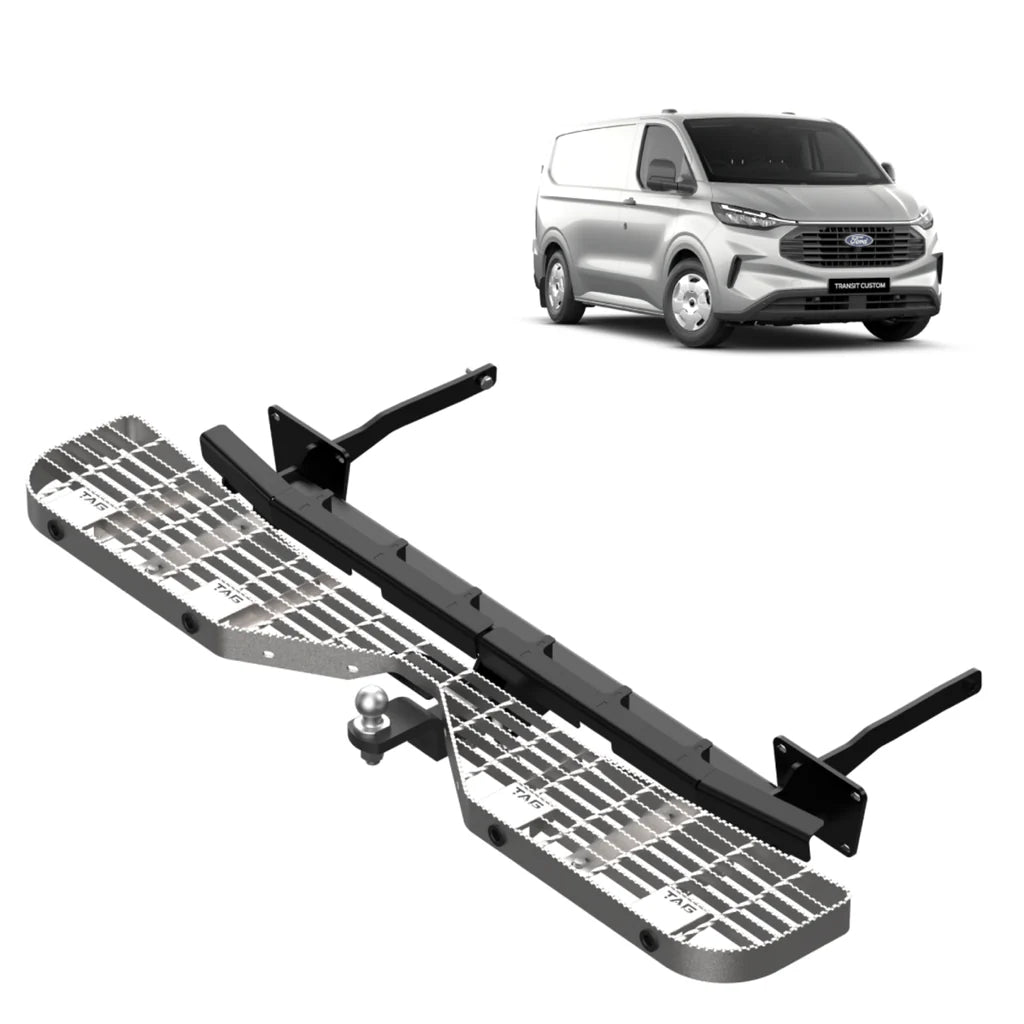 TAG Rear Step & Towbar for Ford Transit Custom AV, SWB & LWB (07/2023 - on)