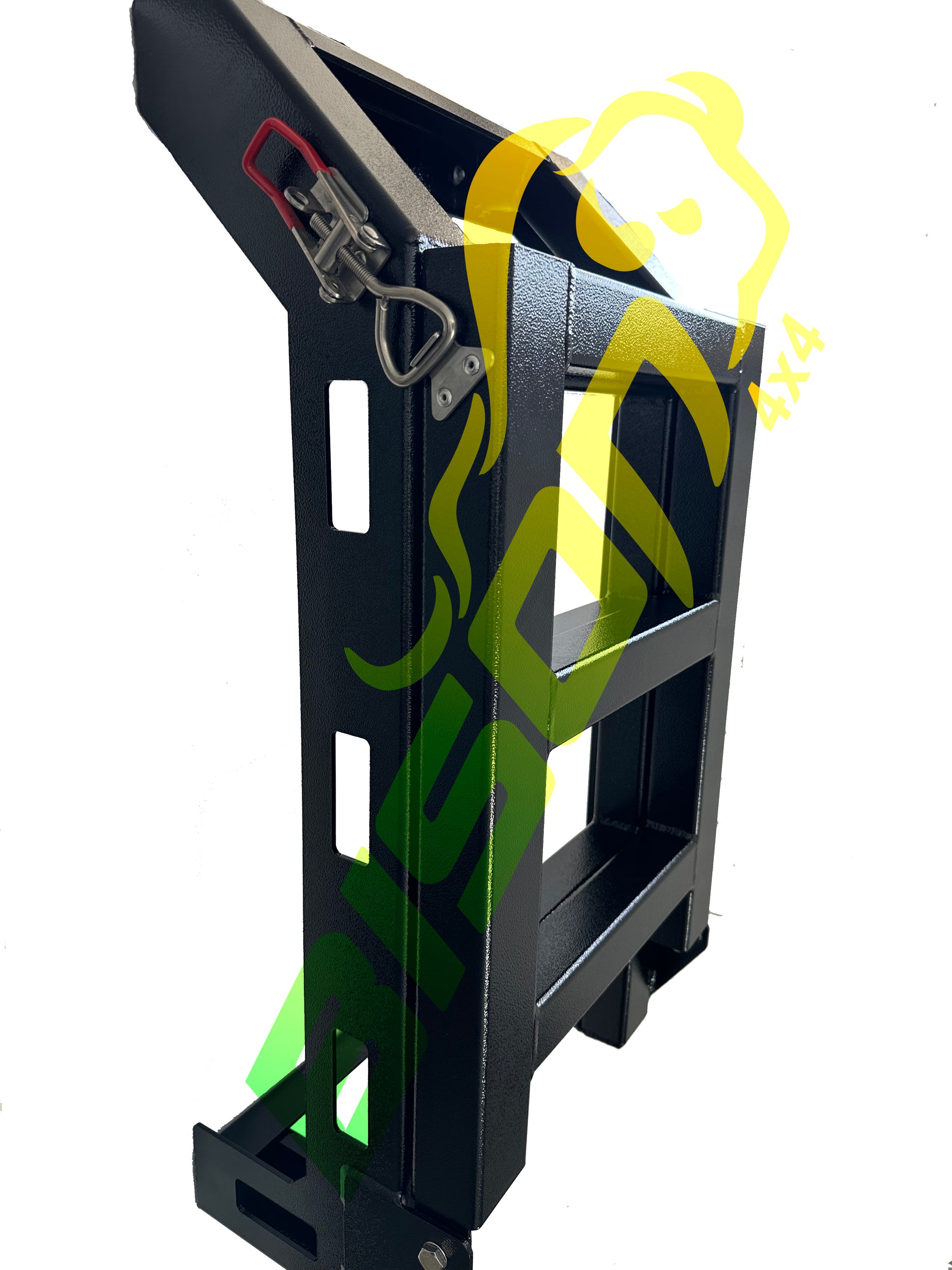 BISON 4X4 Aluminium Universal Ute Canopy Rear Climbing Folding Ladder