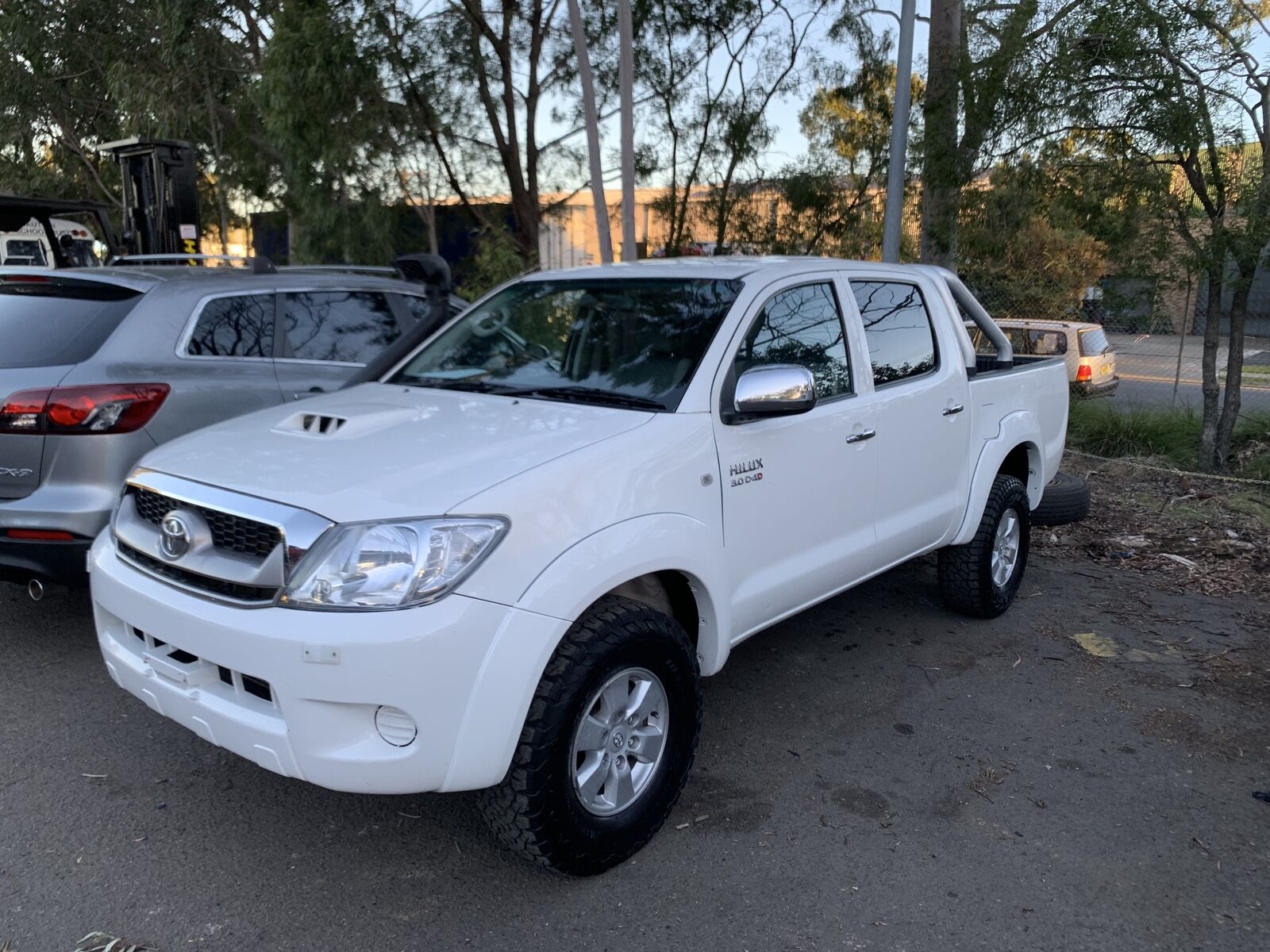 BISON 4X4 White Fender Flares Wheel Arch Suits for Hilux SR5 SR 2005-2010  6pcs