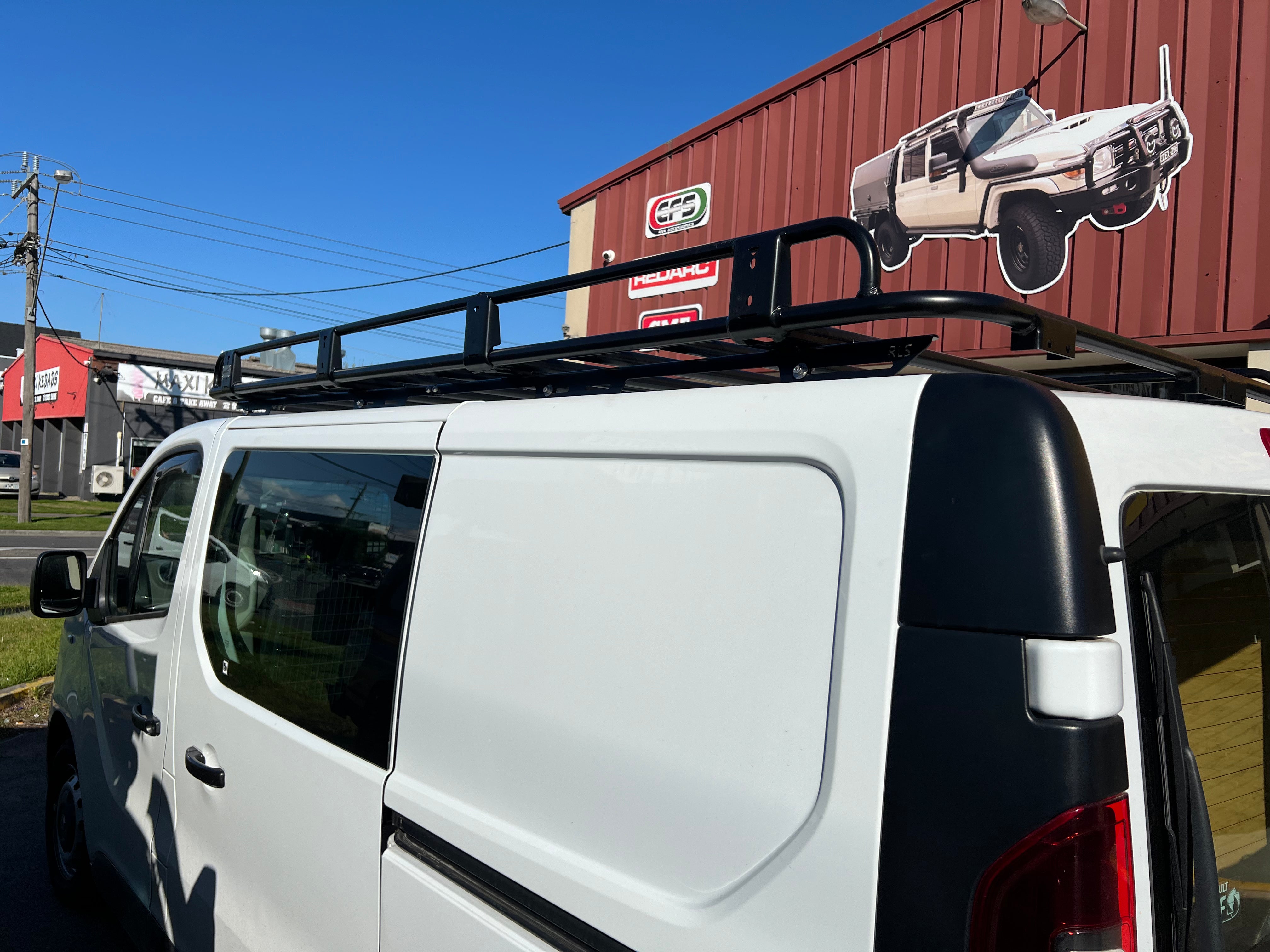 BISON 4X4 STEEL TRADESMAN ROOF RACK FOR RENAULT TRAFIC 2004-2014