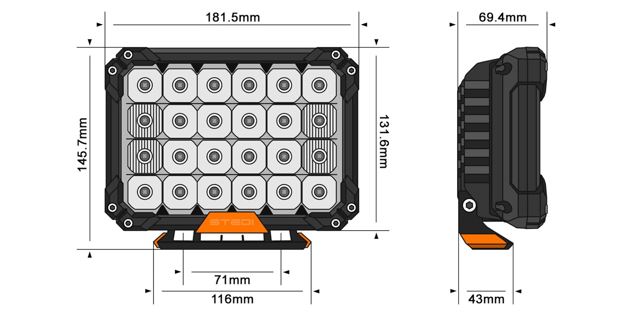 QUAD PRO LED DRIVING LIGHTS