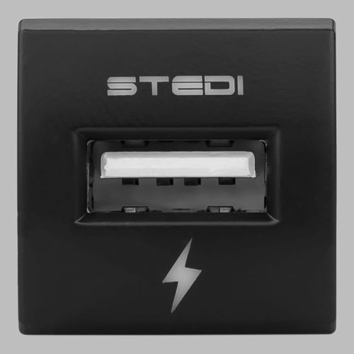 Square Type USB Charger Switch Insert