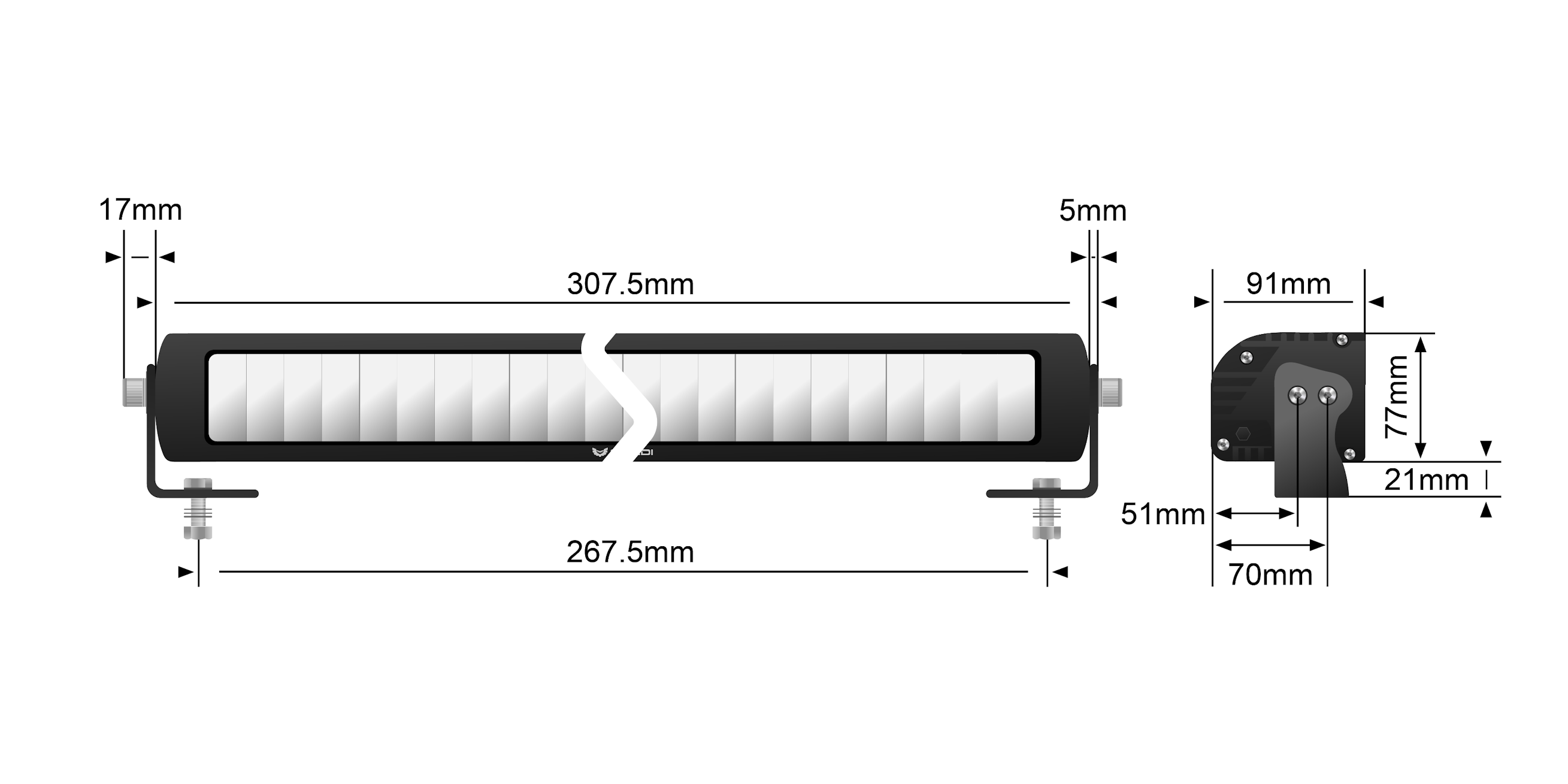 ST-X 12 INCH LED LIGHT BAR