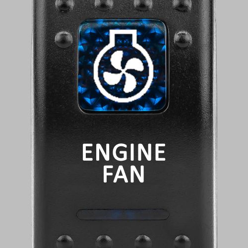 Rocker Switch Engine Fan