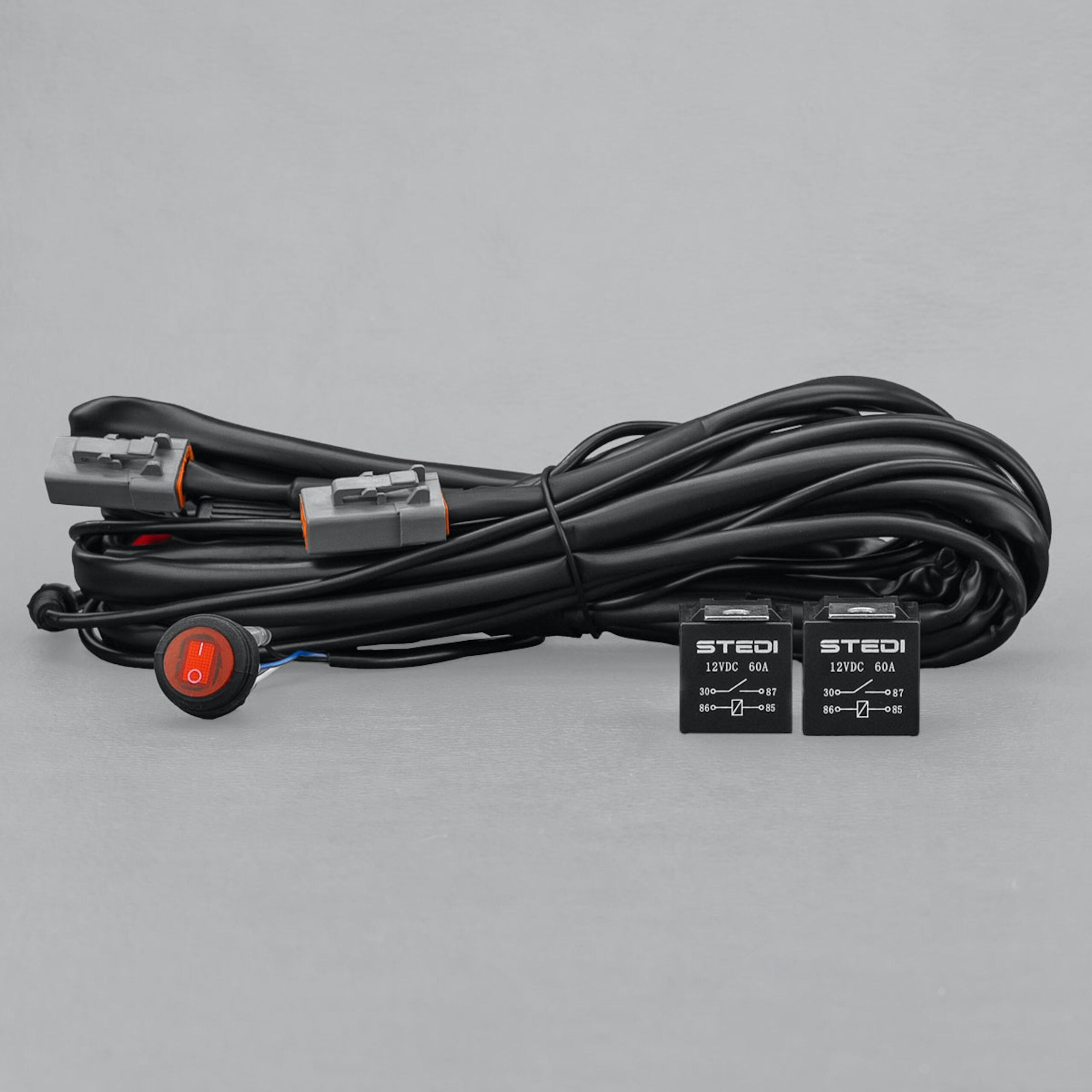 DUAL RELAY / DUAL CONNECTOR PLUG & PLAY SMART HARNESS™ HIGH BEAM DRIVING LIGHT WIRING