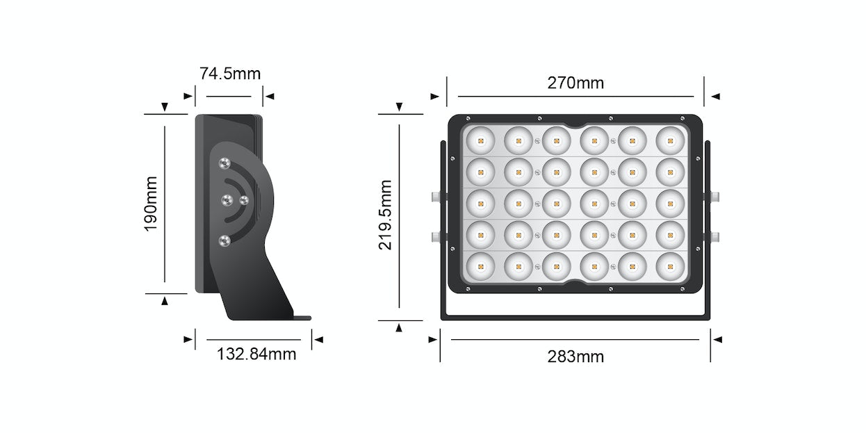 HEAVY DUTY MINING & INDUSTRIAL 150W LED FLOOD LIGHT