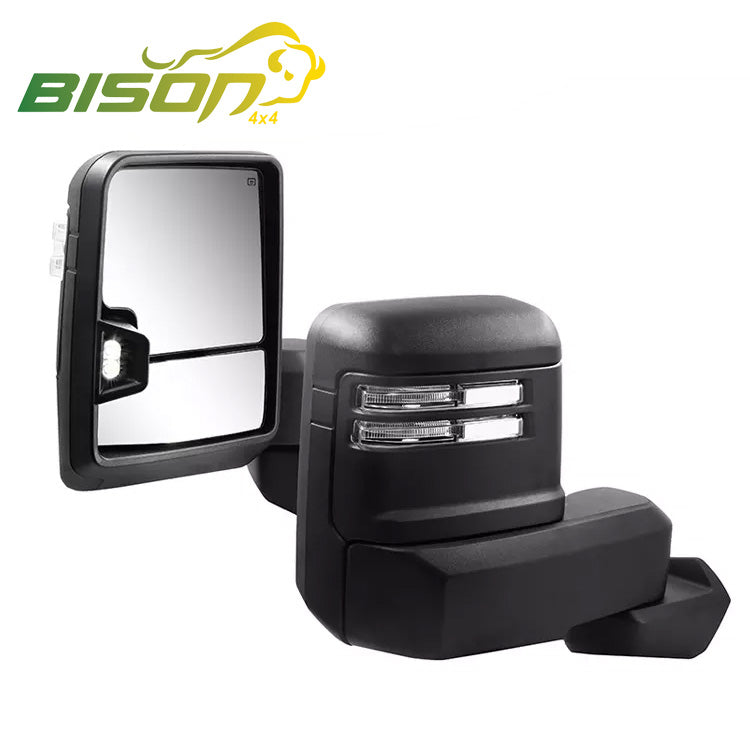 Towing Mirror for 2020-2021 Silverado Tow Mirrors & Harnesses Black Manual Fold