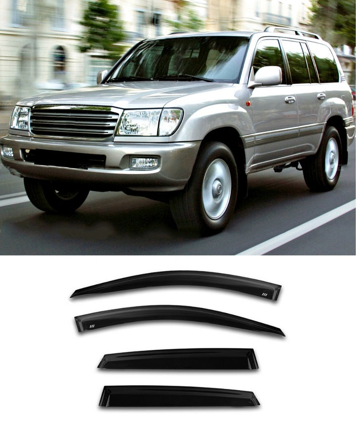 BISON 4X4 Weather Shields Door Visors for Toyota Landcruiser 1998-2007