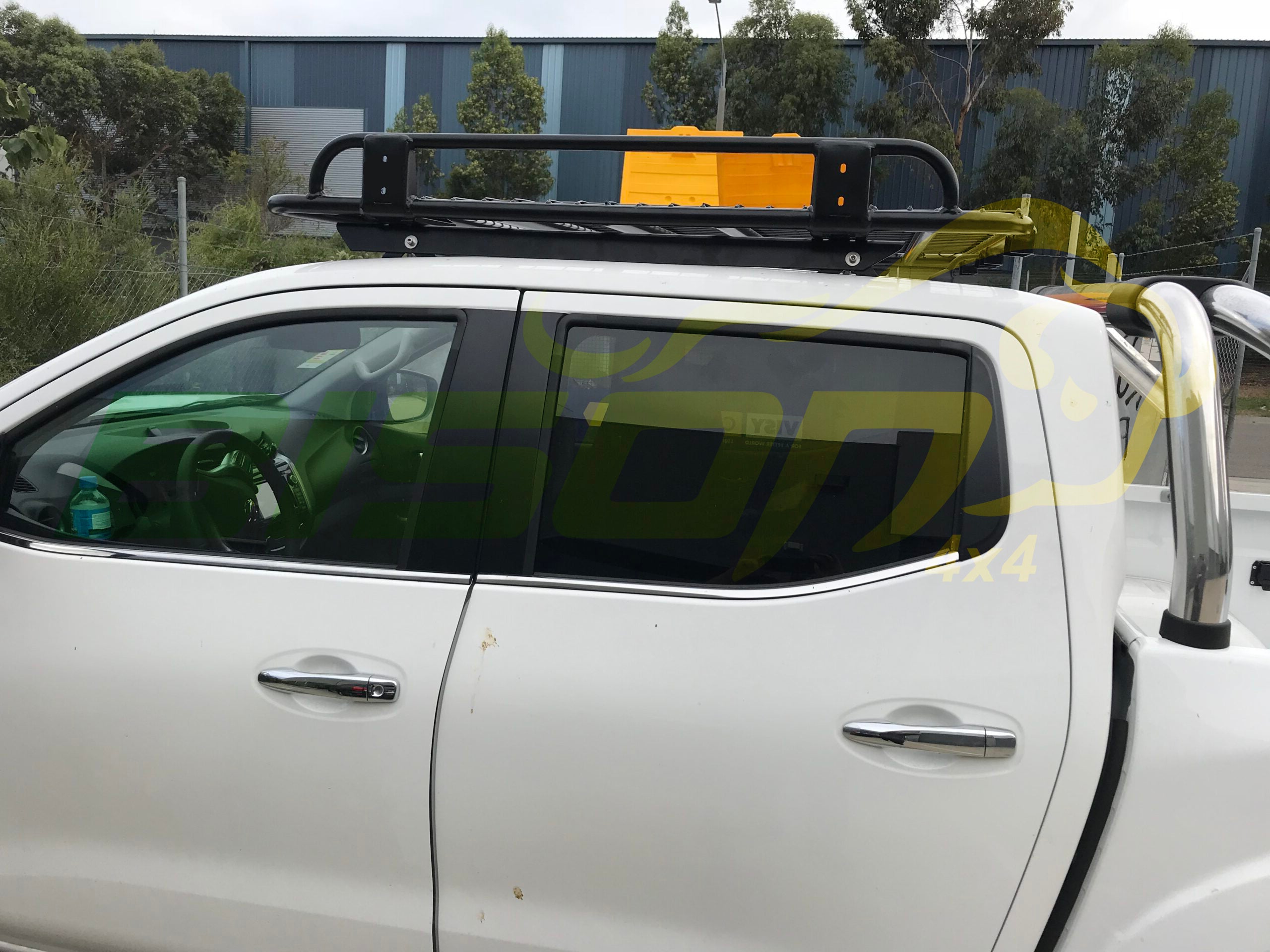 Nissan Navara D40 Dual Cab Open Ends Steel Roof Rack 1350X1250mm