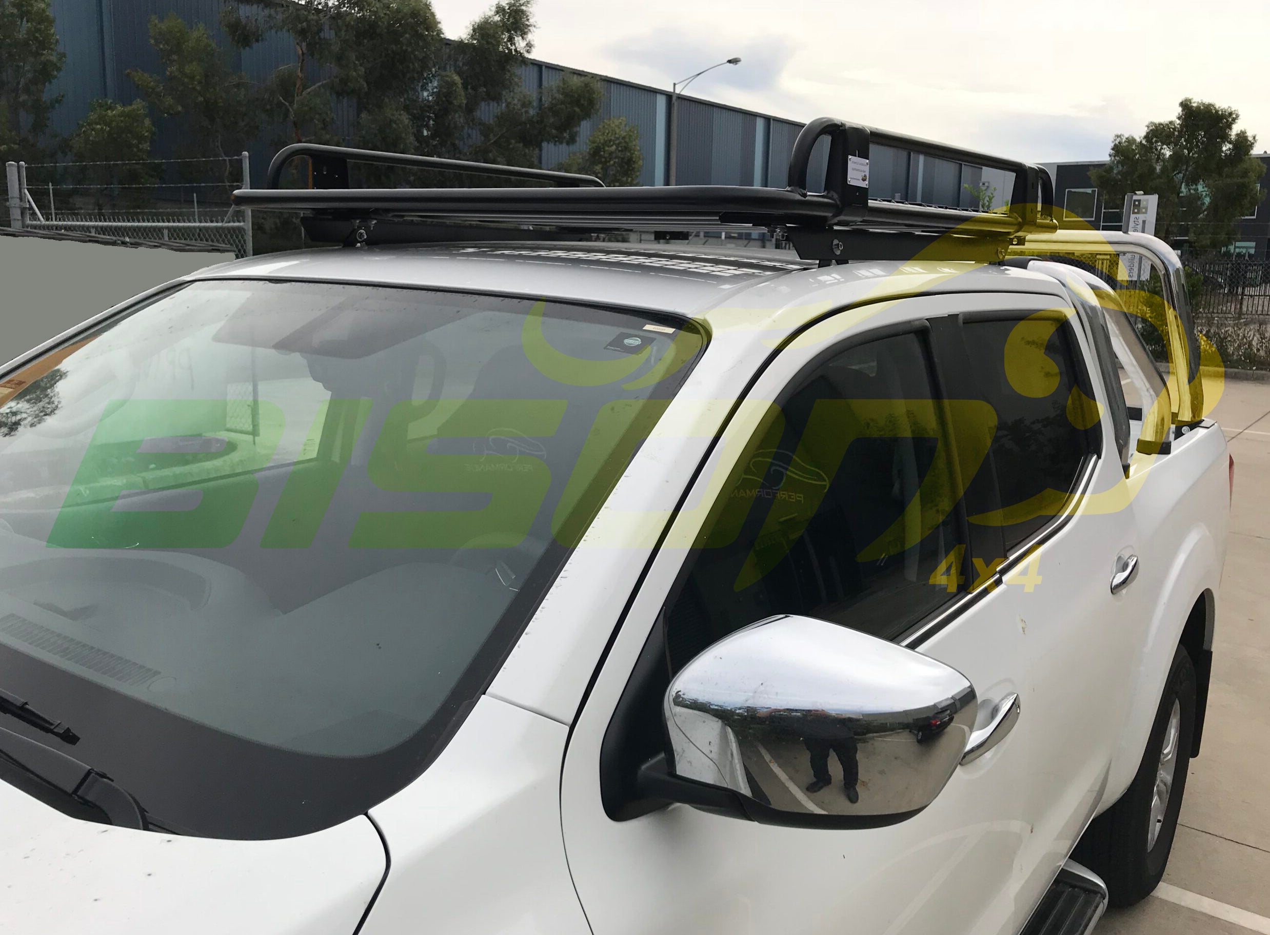 Nissan Navara D23 Dual Cab Steel Open Ends Tradesman Roof Rack 1350X1250mm