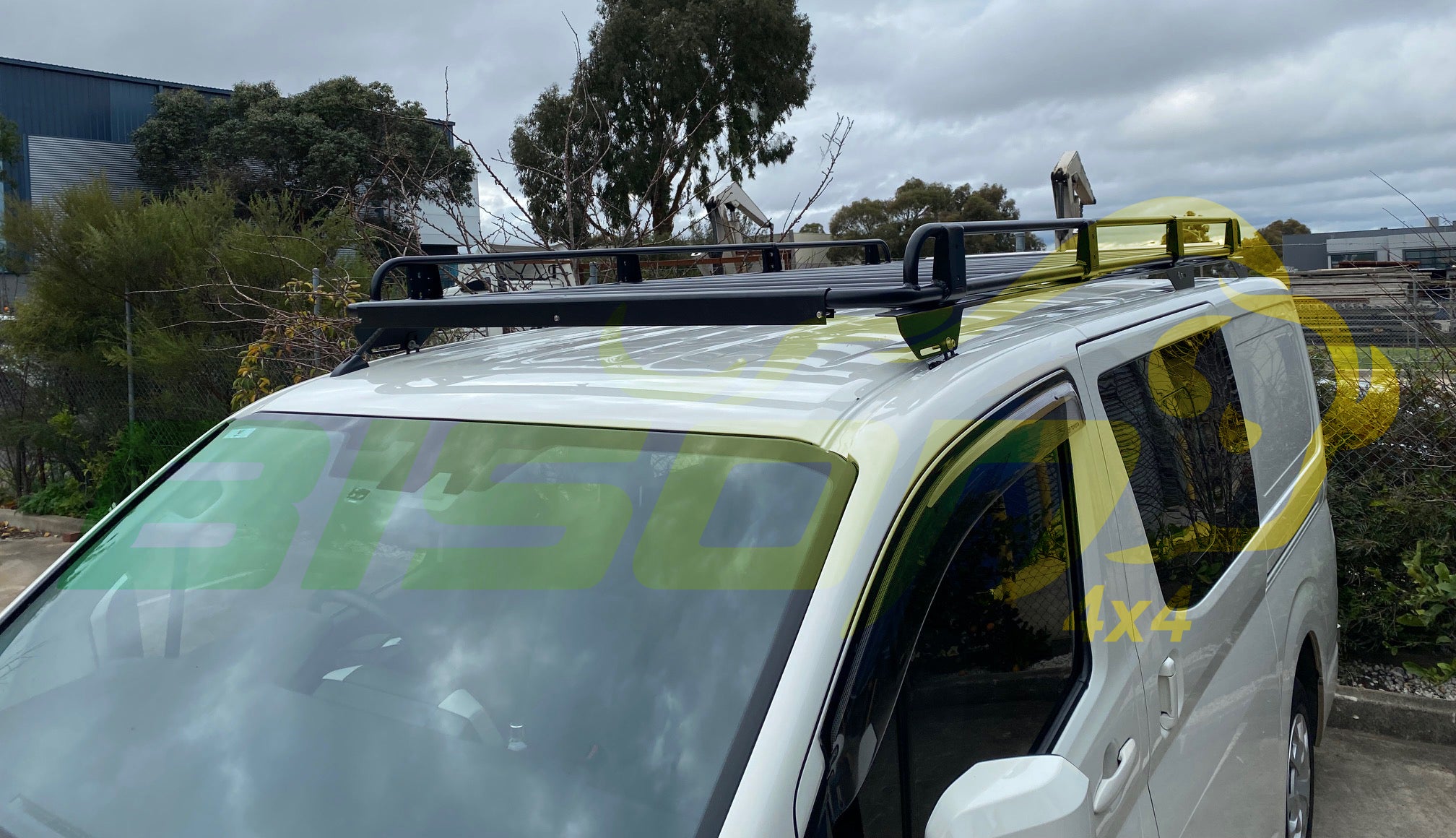 TOYOTA Hiace 1982-2018 Tradesman Style Steel Open Ends Roof Rack 3000mm x 1465mm