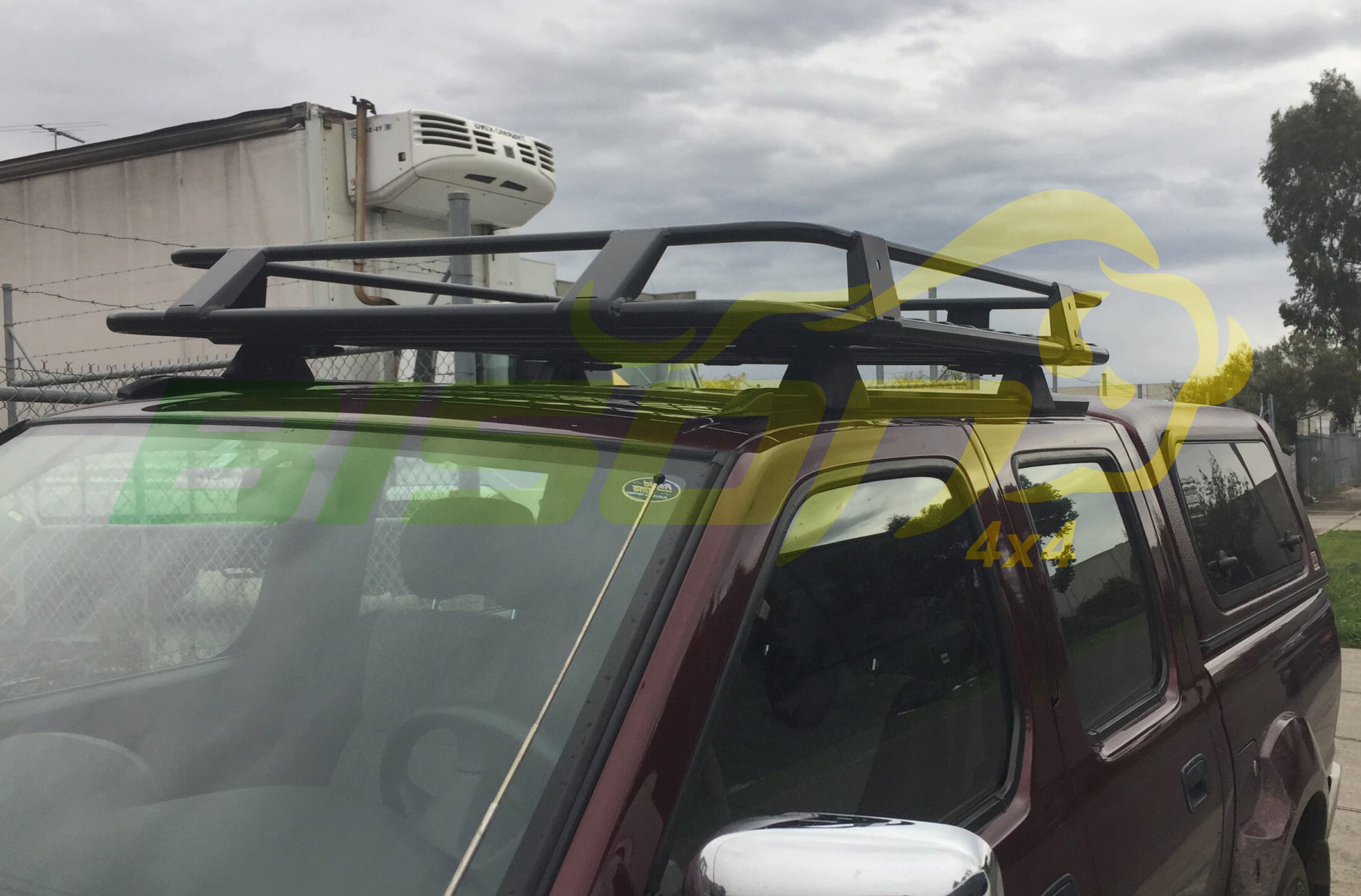 Nissan Navara D22 Roof Rack Steel Enclosed 1350x1250mm