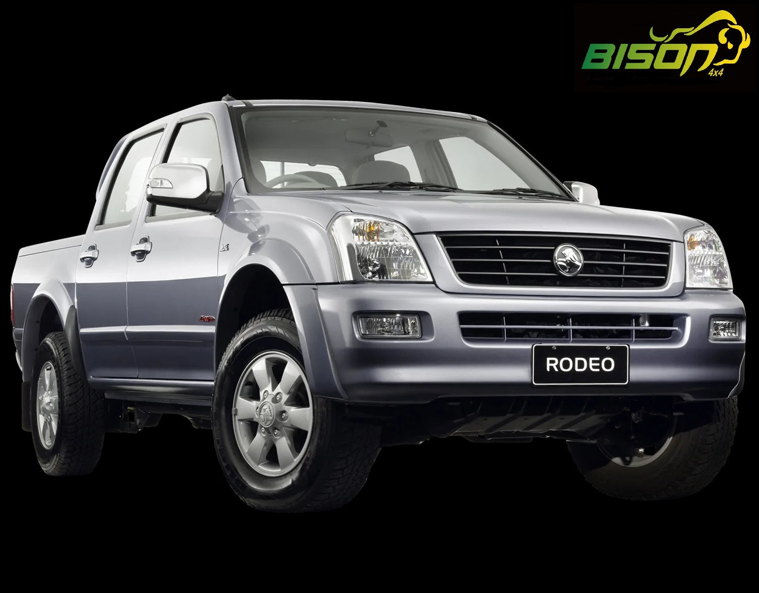 HOLDEN Rodeo 1994-Onwards Dual Cabin Tradesman Style Steel Open ends Rack 1350mm x 1250mm