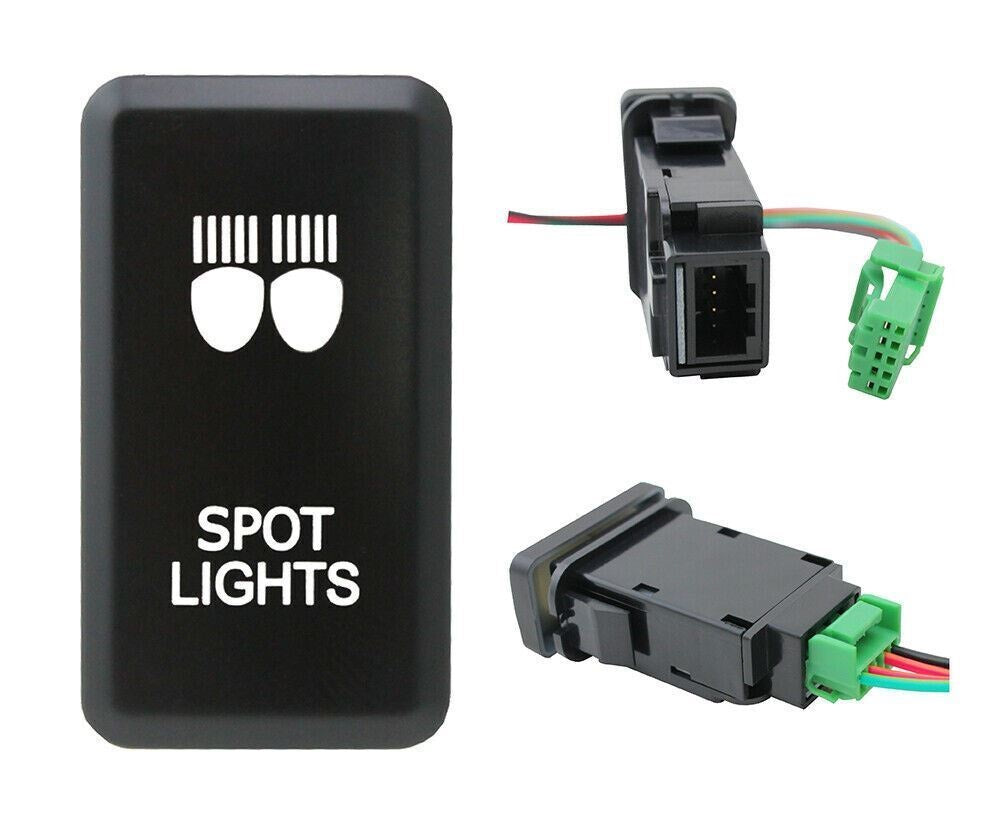 SPOT LIGHTS GREEN LED Tall Push Switch