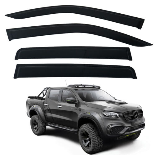 BISON 4X4 Weather Shields Door Visors for Mercedes Benz X-Class 2018