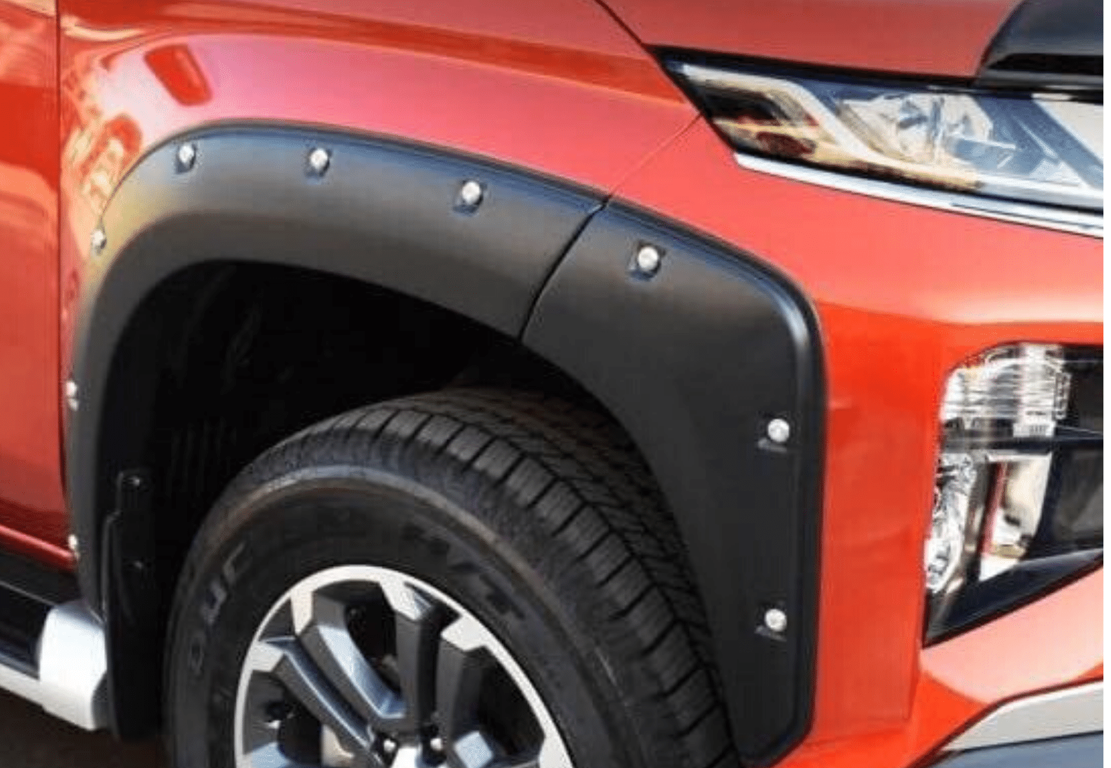 BISON 4X4 Fender Flares Wheel Arch Protector For Mitsubishi Triton 2019-2021 Modified (6 pc set)